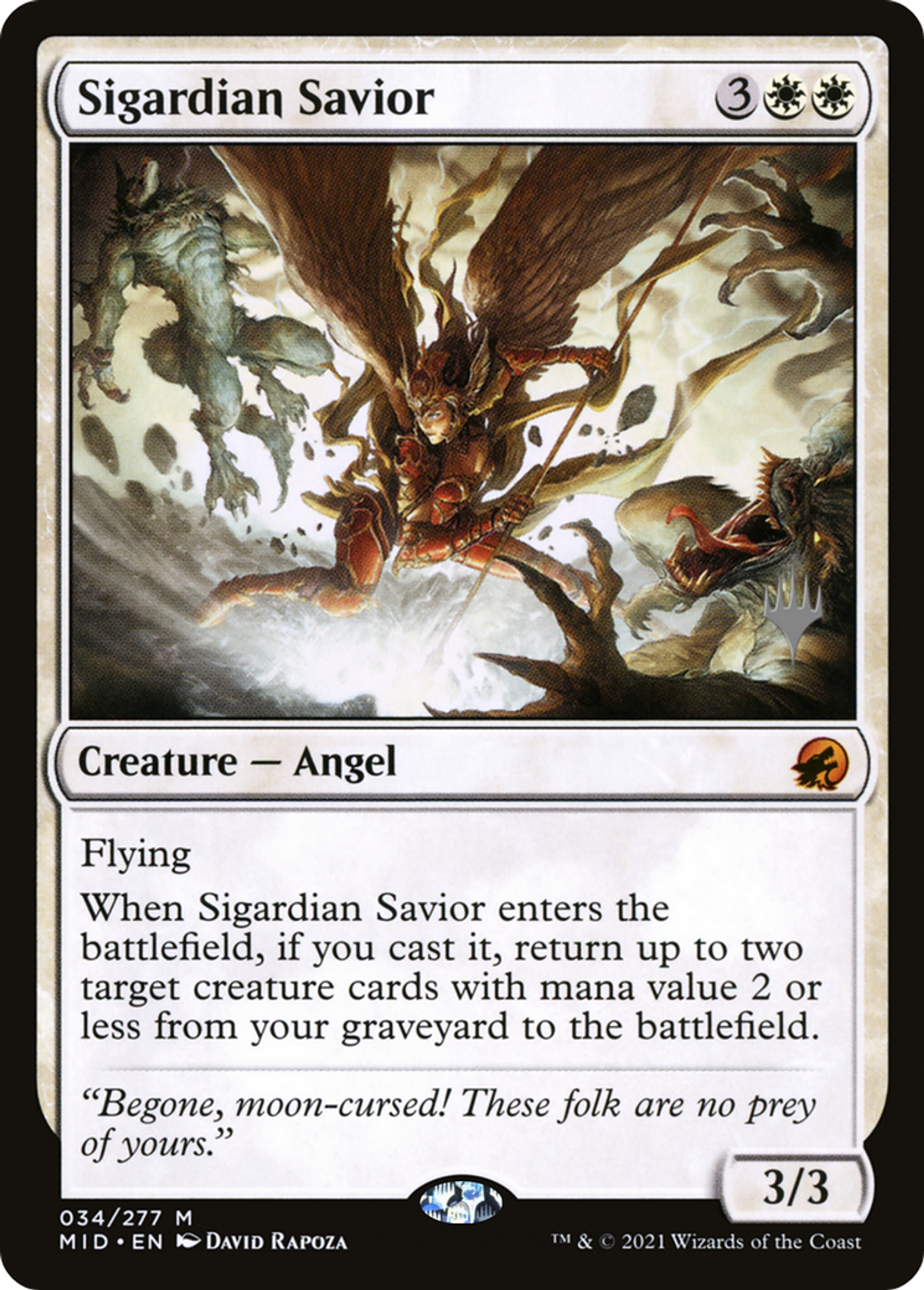 Sauveuse sigardienne — Innistrad: Midnight Hunt Promos — Magic: The Gathering