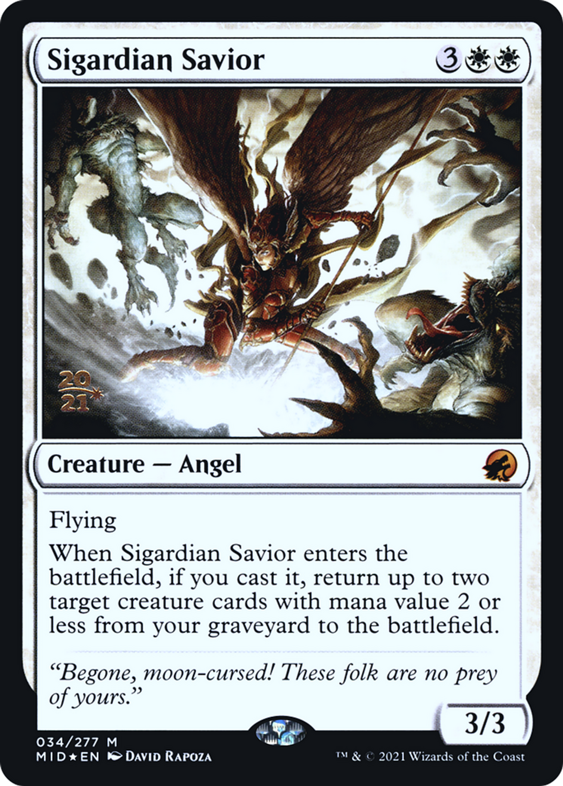 Sigardian Savior — Innistrad: Midnight Hunt Promos — Magic: The Gathering