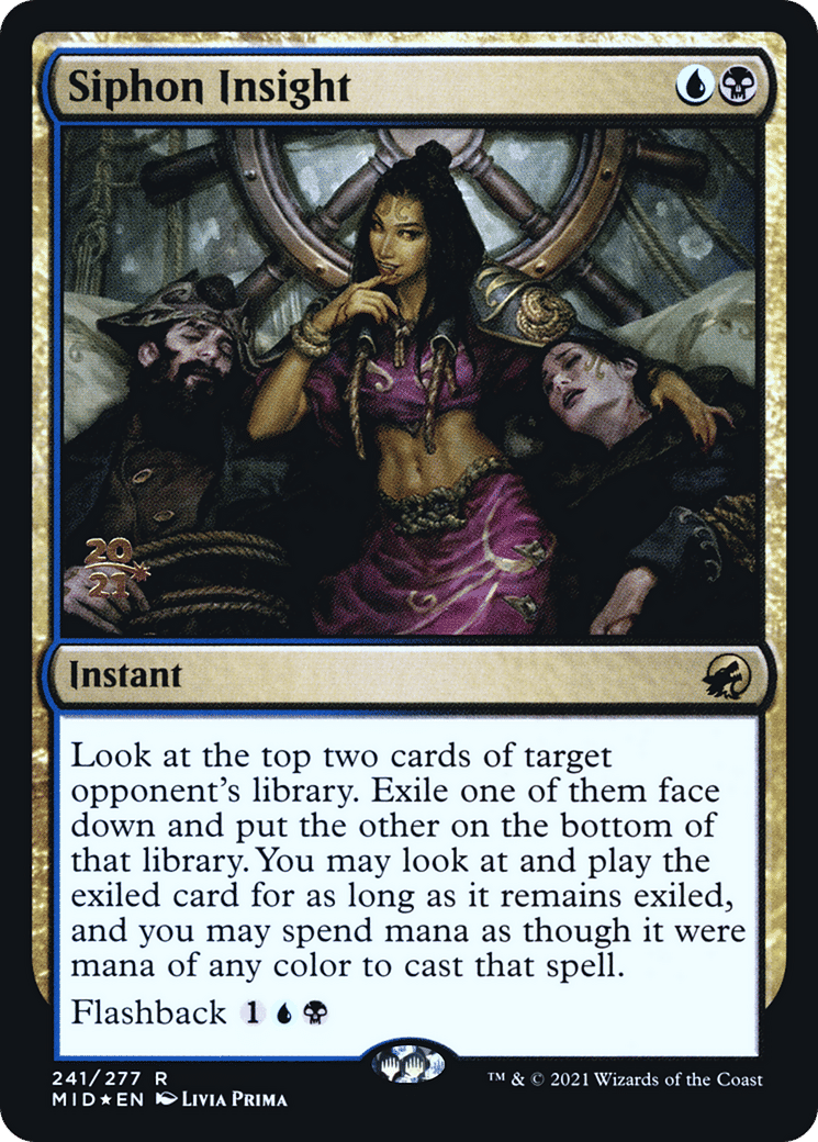 Perspicacité siphonnée — Innistrad: Midnight Hunt Promos — Magic: The Gathering