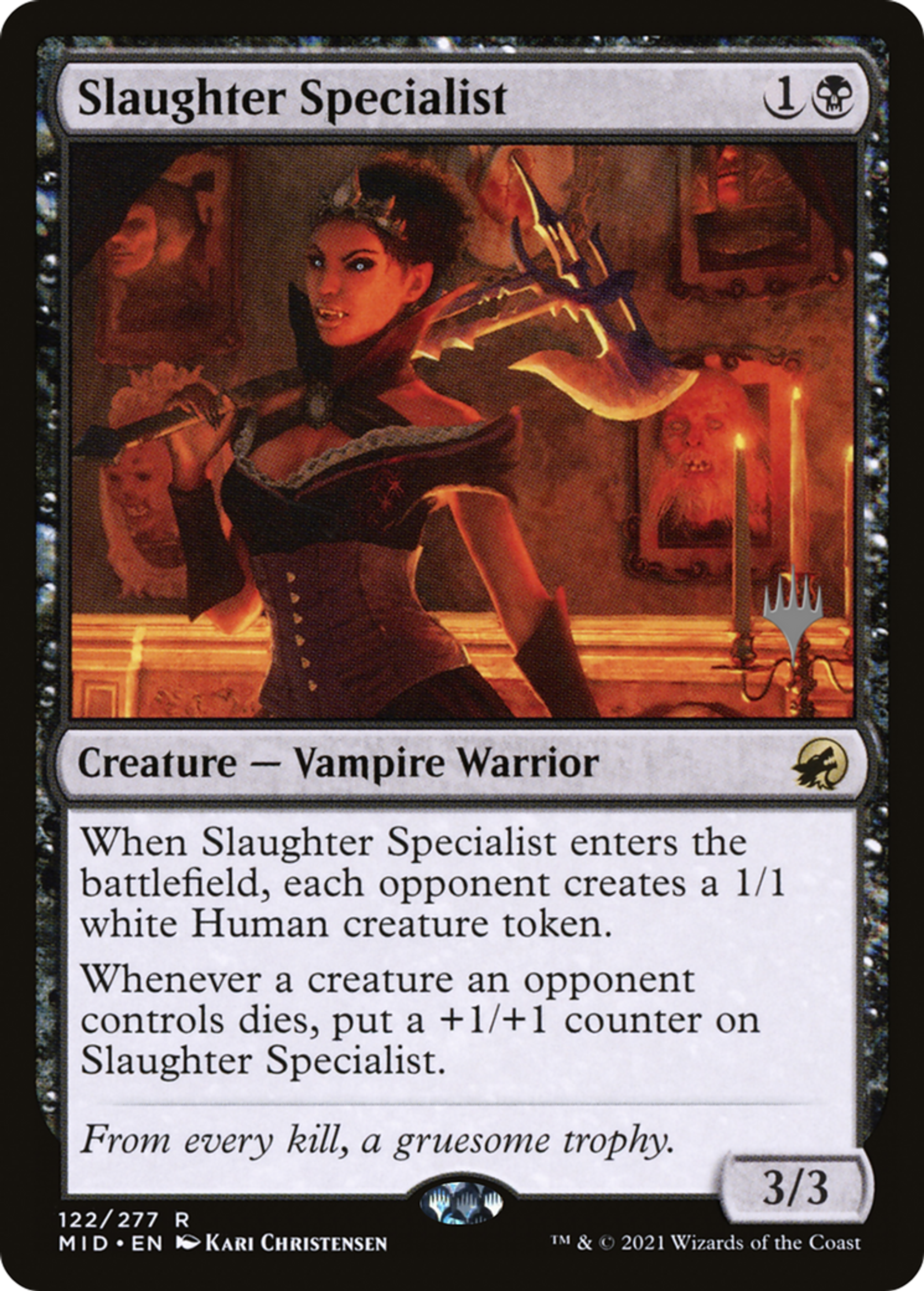 Slaughter Specialist — Innistrad: Midnight Hunt Promos — Magic: The Gathering