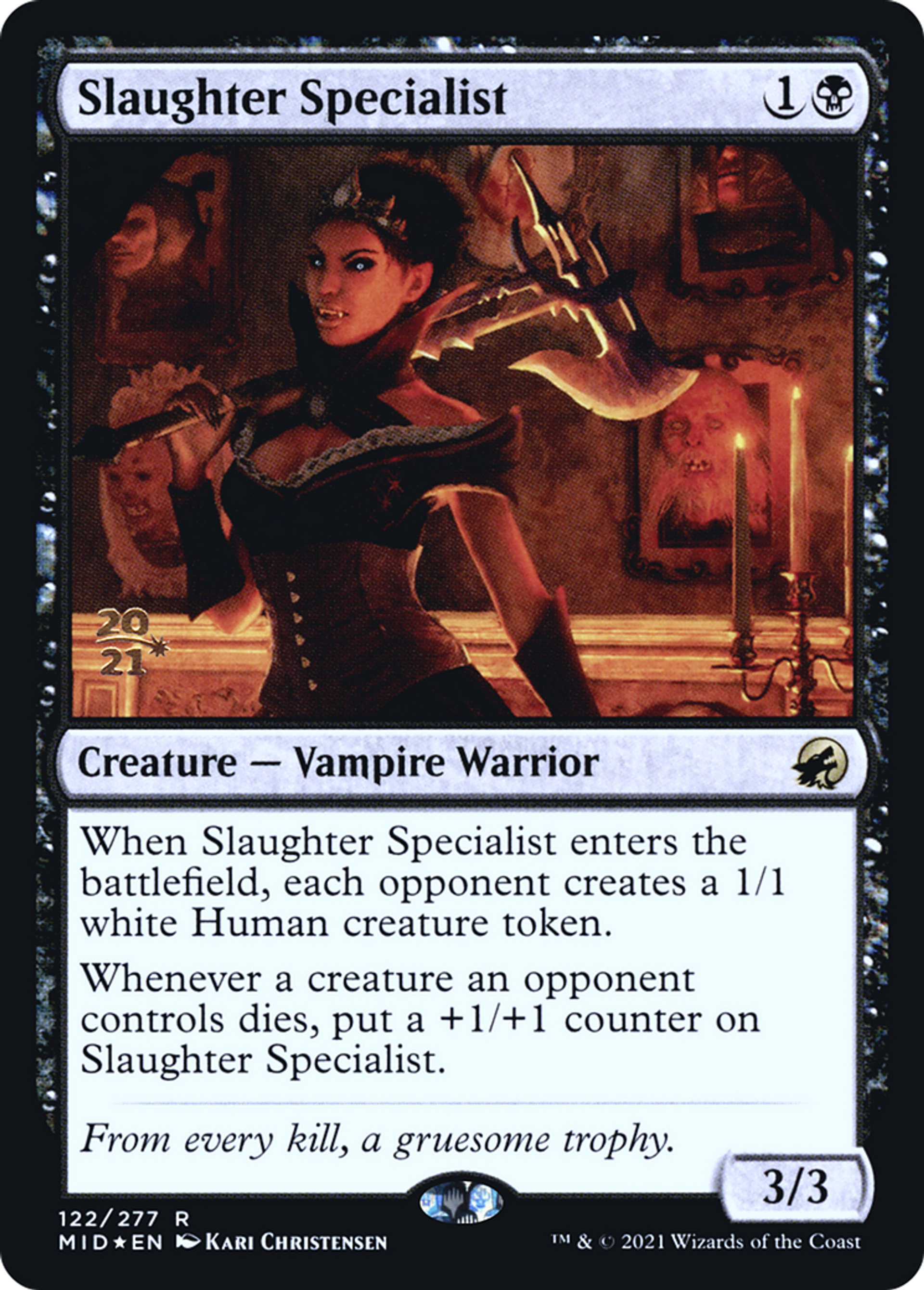 Slaughter Specialist — Innistrad: Midnight Hunt Promos — Magic: The Gathering