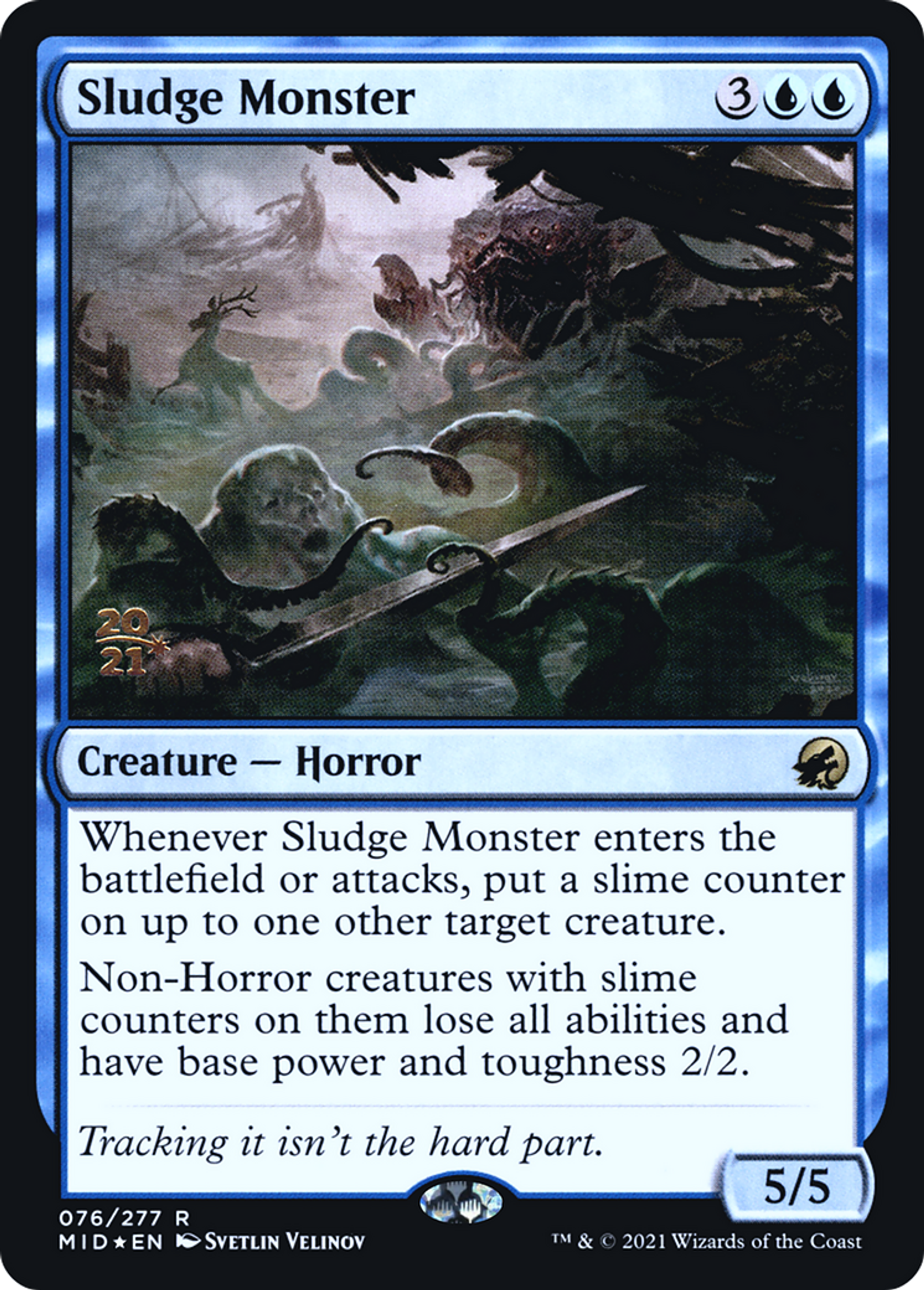 Sludge Monster — Innistrad: Midnight Hunt Promos — Magic: The Gathering