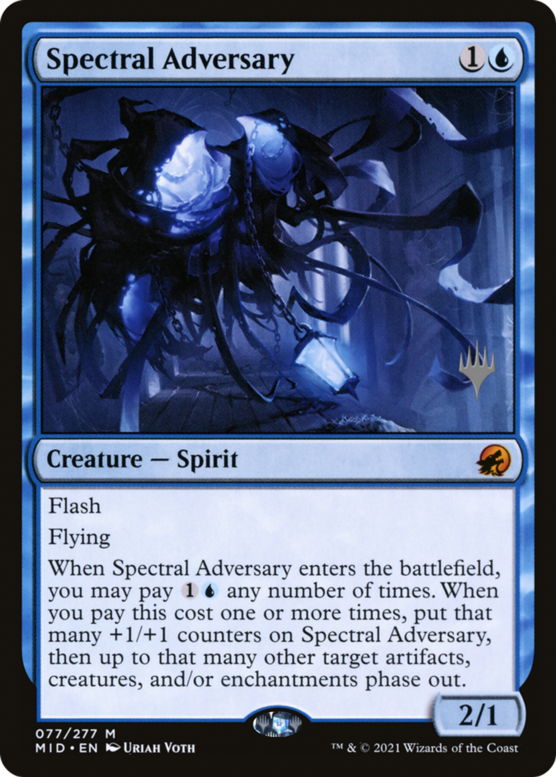 Spectral Adversary — Innistrad: Midnight Hunt Promos — Magic: The Gathering