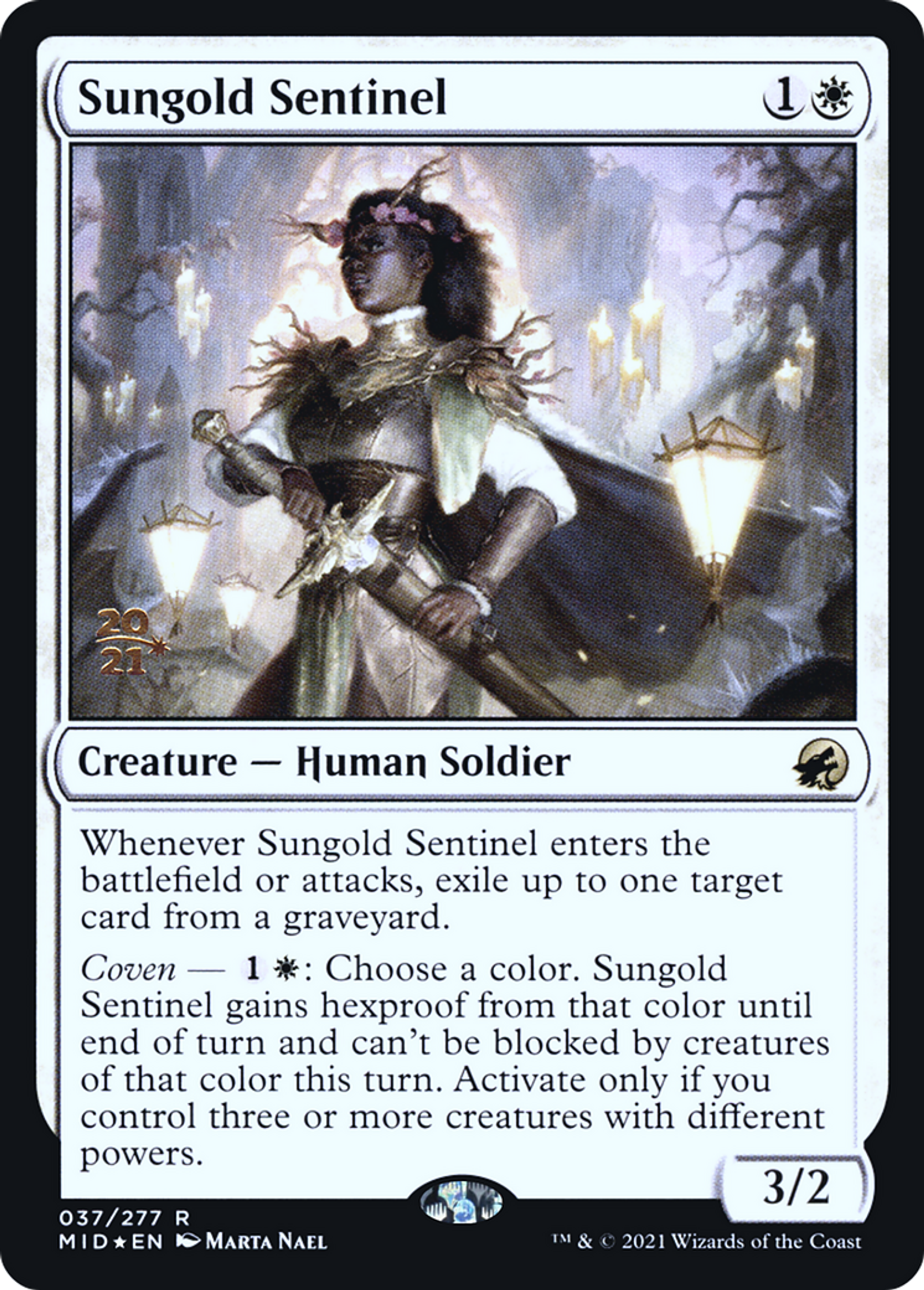 Sungold Sentinel — Innistrad: Midnight Hunt Promos — Magic: The Gathering