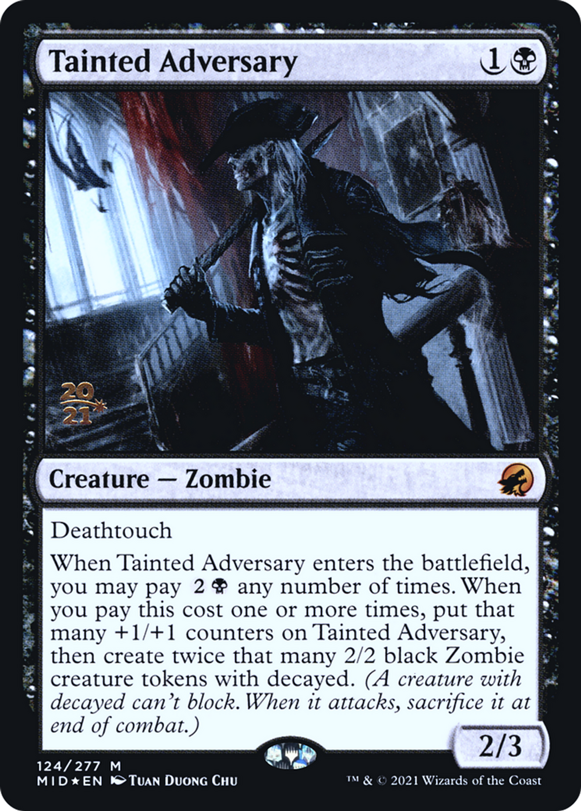 Tainted Adversary — Innistrad: Midnight Hunt Promos — Magic: The Gathering