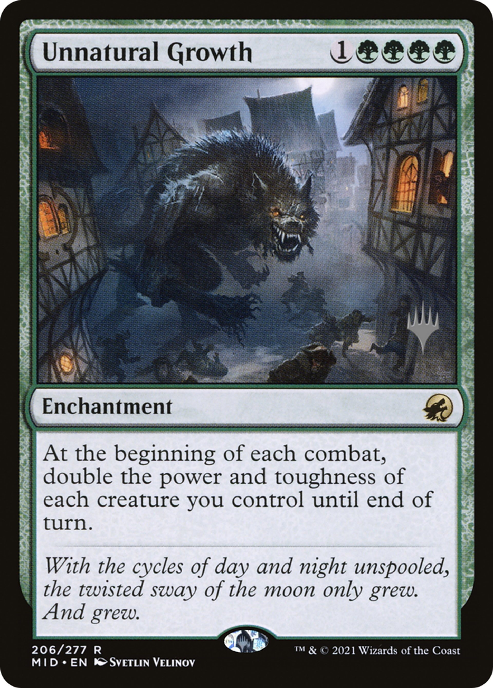 Croissance surnaturelle — Innistrad: Midnight Hunt Promos — Magic: The Gathering