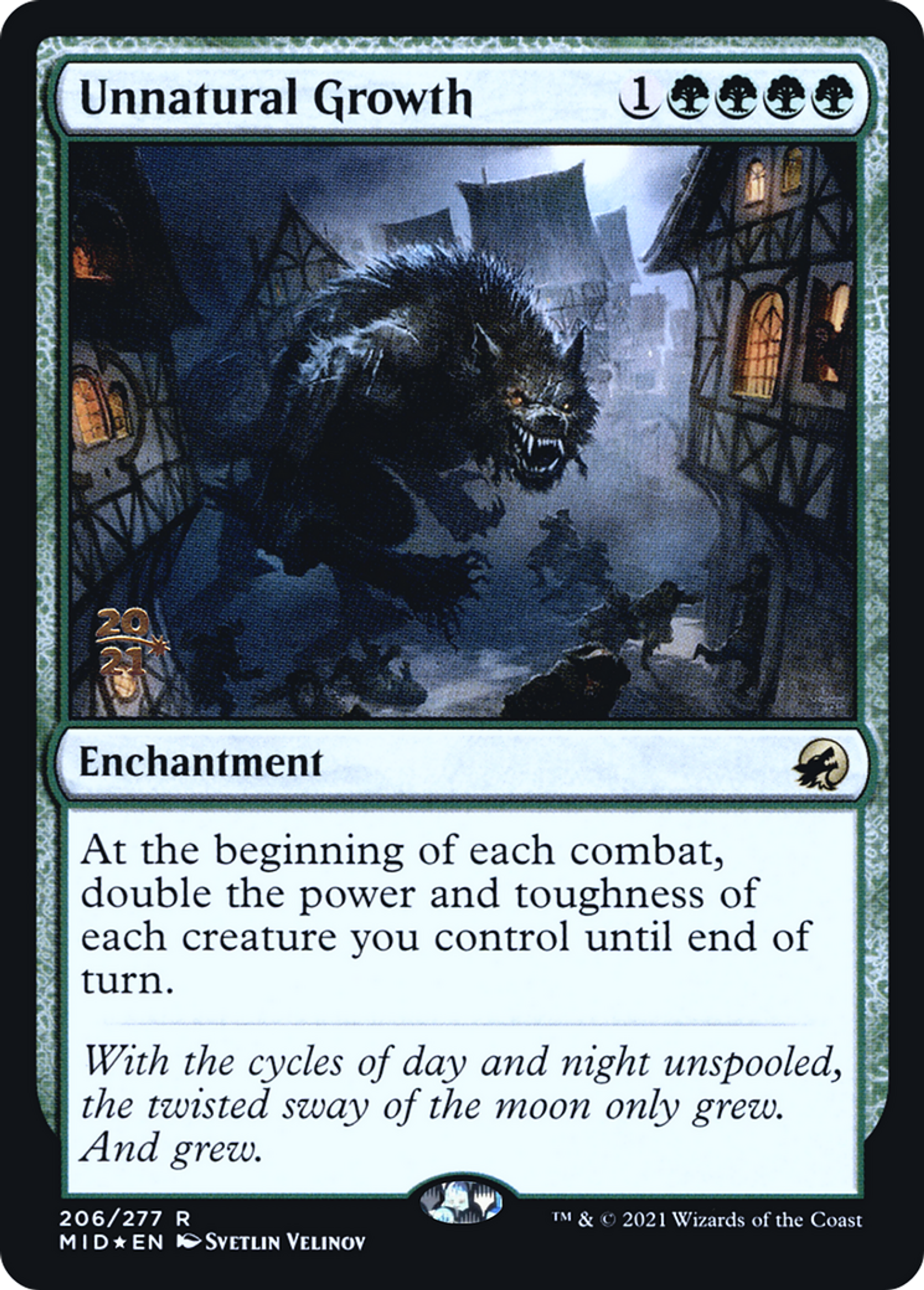 Unnatural Growth — Innistrad: Midnight Hunt Promos — Magic: The Gathering