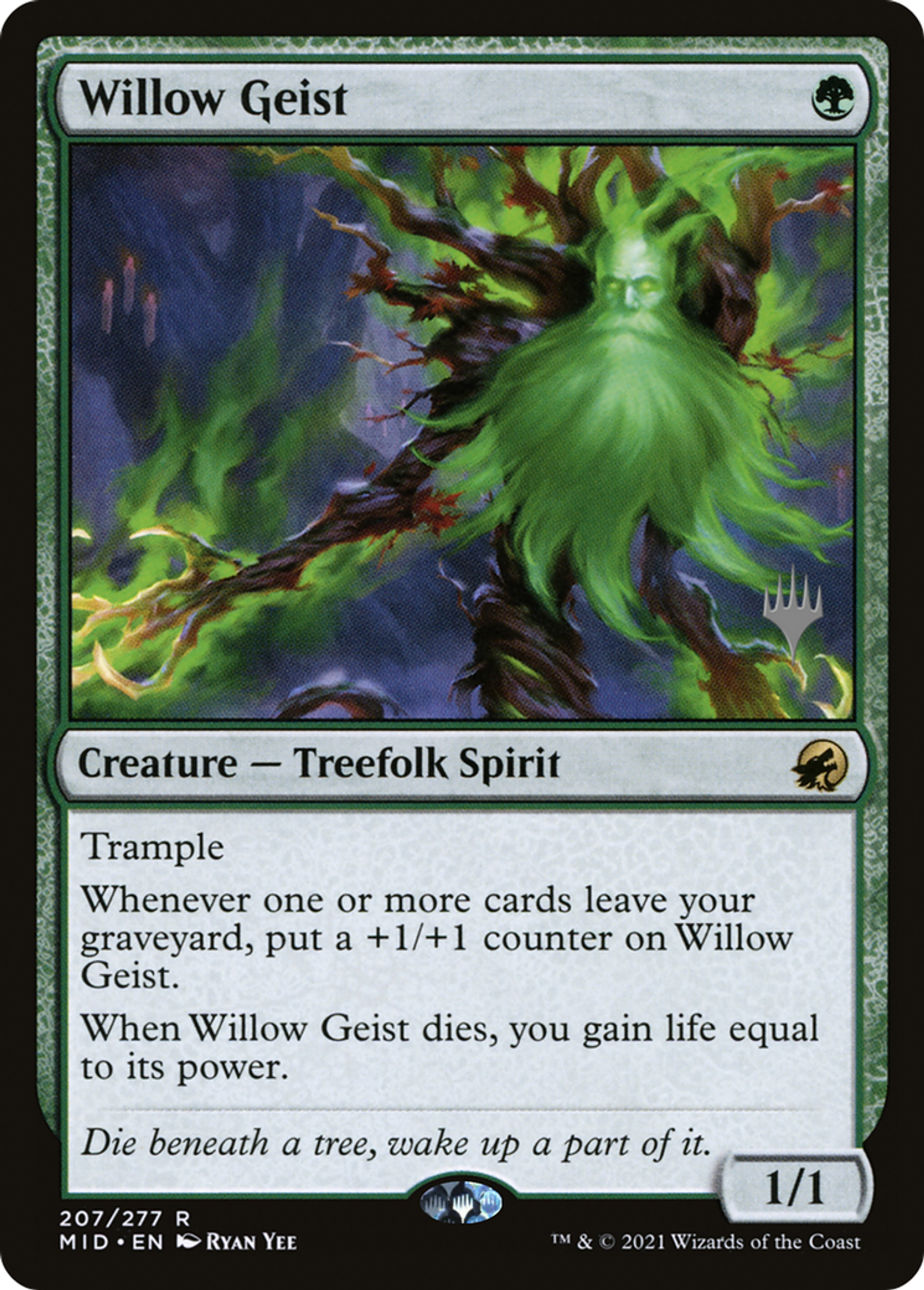 Willow Geist — Innistrad: Midnight Hunt Promos — Magic: The Gathering