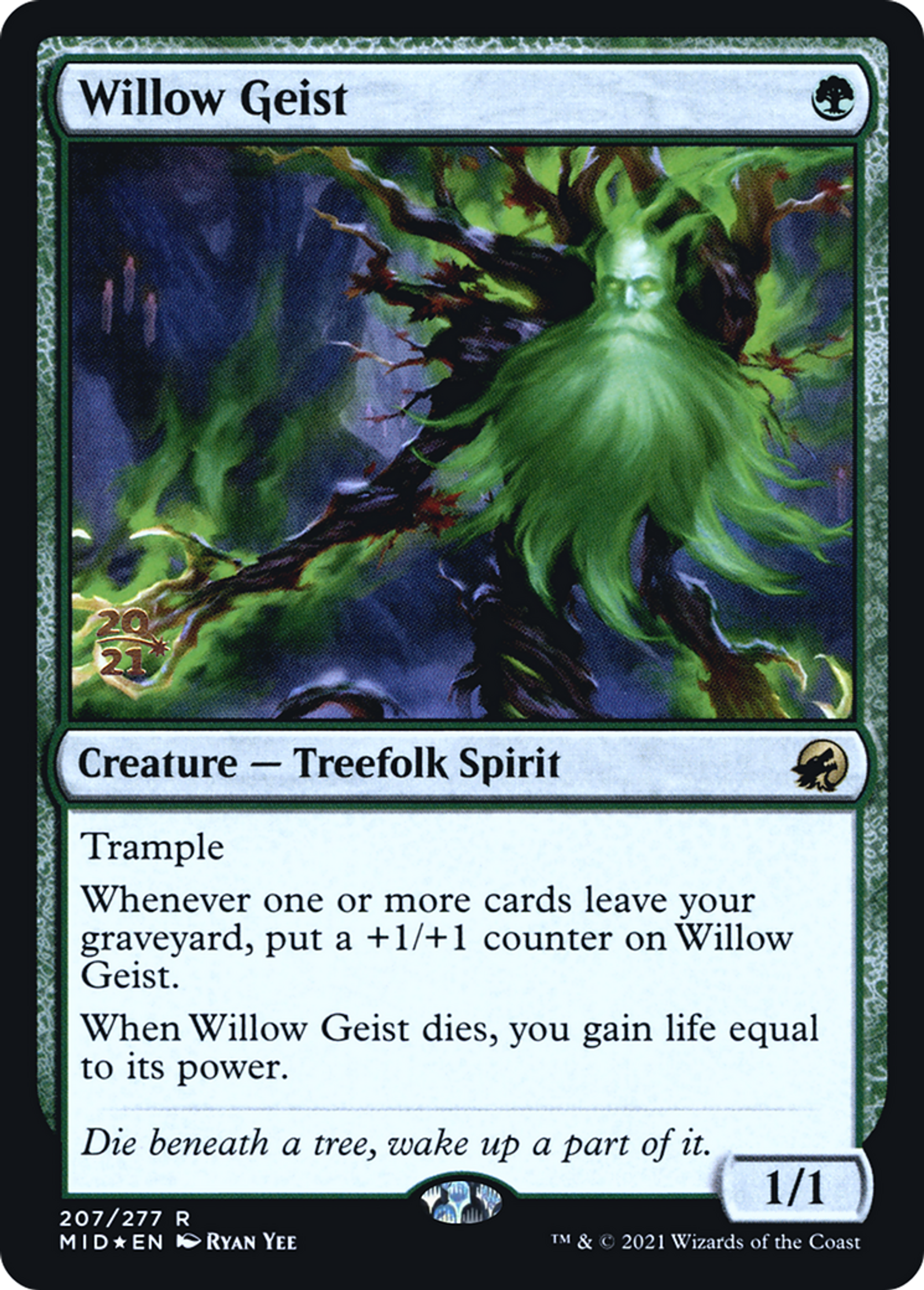 Willow Geist — Innistrad: Midnight Hunt Promos — Magic: The Gathering