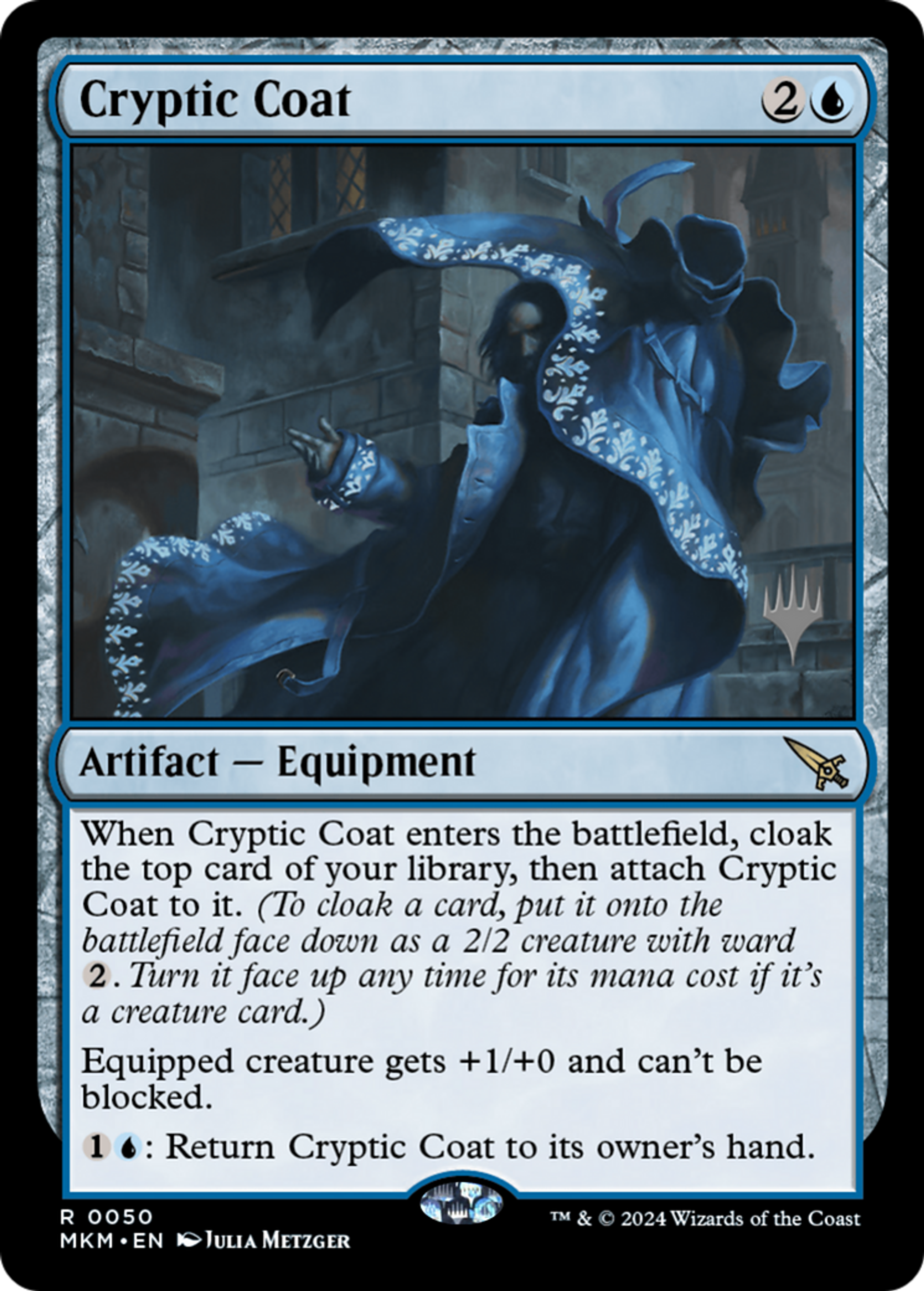 Cryptic Coat — Murders at Karlov Manor Promos — Magic: The Gathering