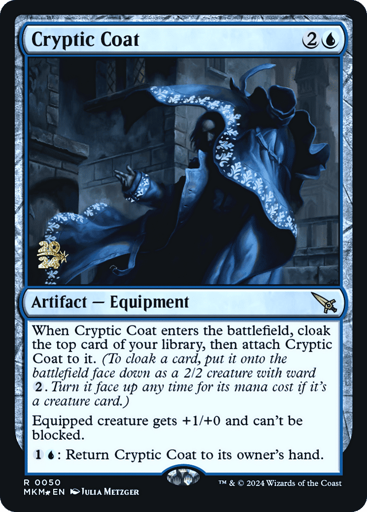 Cryptic Coat — Murders at Karlov Manor Promos — Magic: The Gathering