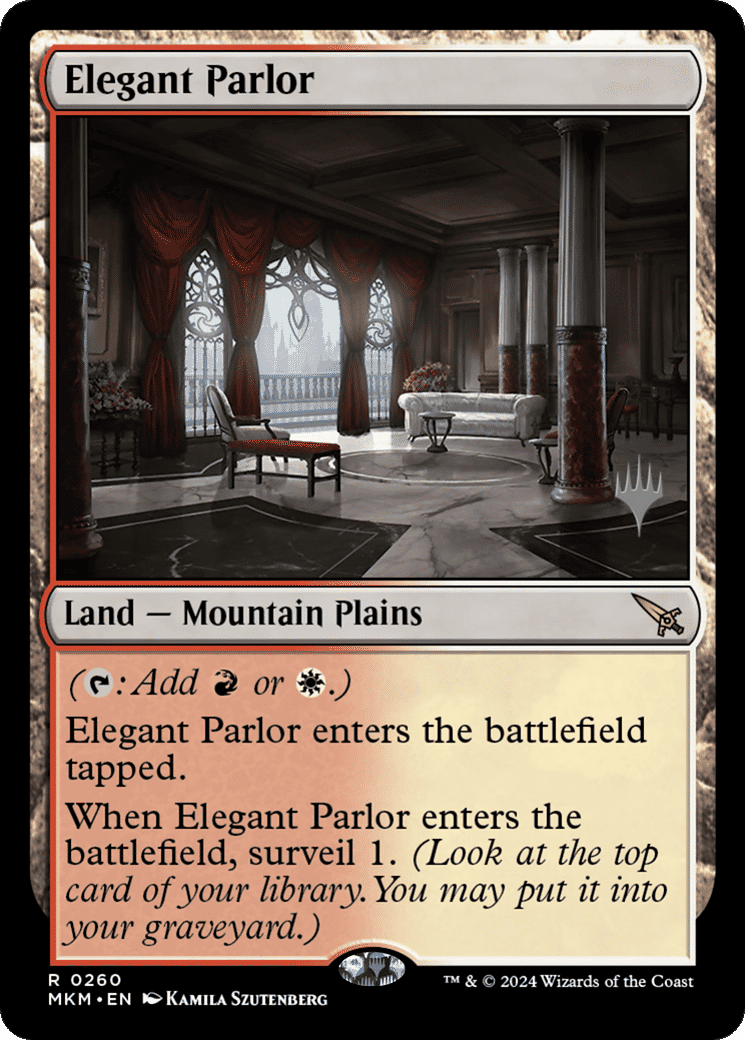Elegant Parlor — Murders at Karlov Manor Promos — Magic: The Gathering