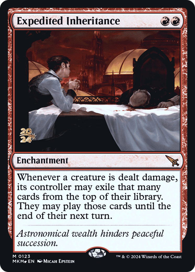 Héritage précipité — Murders at Karlov Manor Promos — Magic: The Gathering