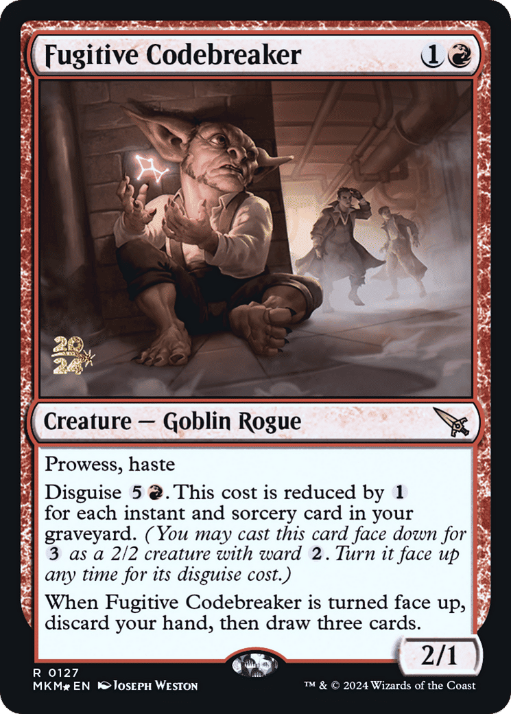 Fugitive Codebreaker — Murders at Karlov Manor Promos — Magic: The Gathering