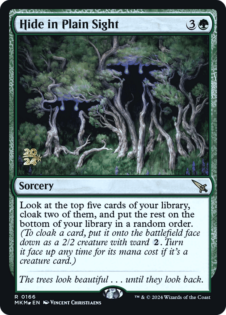 Hide in Plain Sight from Murders at Karlov Manor Promos - Magic: The Gathering