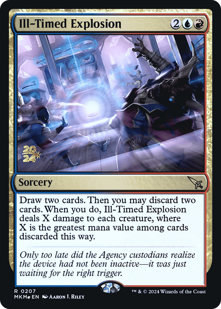 Ill-Timed Explosion — Murders at Karlov Manor Promos — Magic: The Gathering
