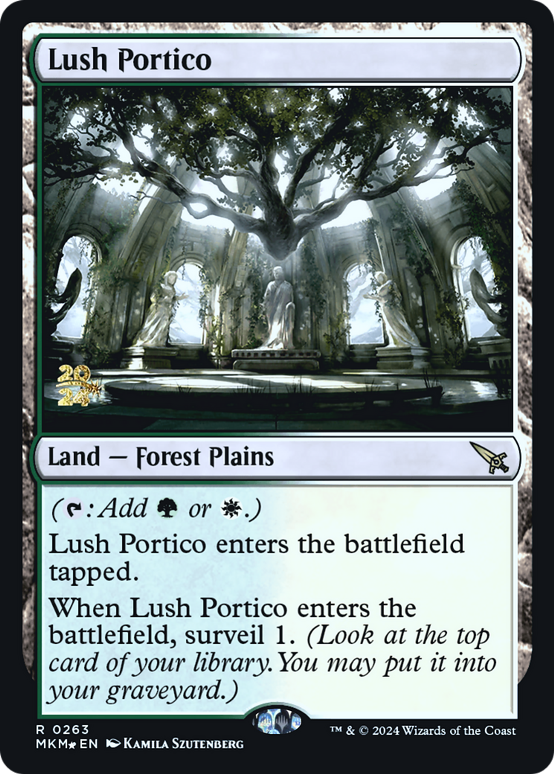 Portique luxuriant — Murders at Karlov Manor Promos — Magic: The Gathering