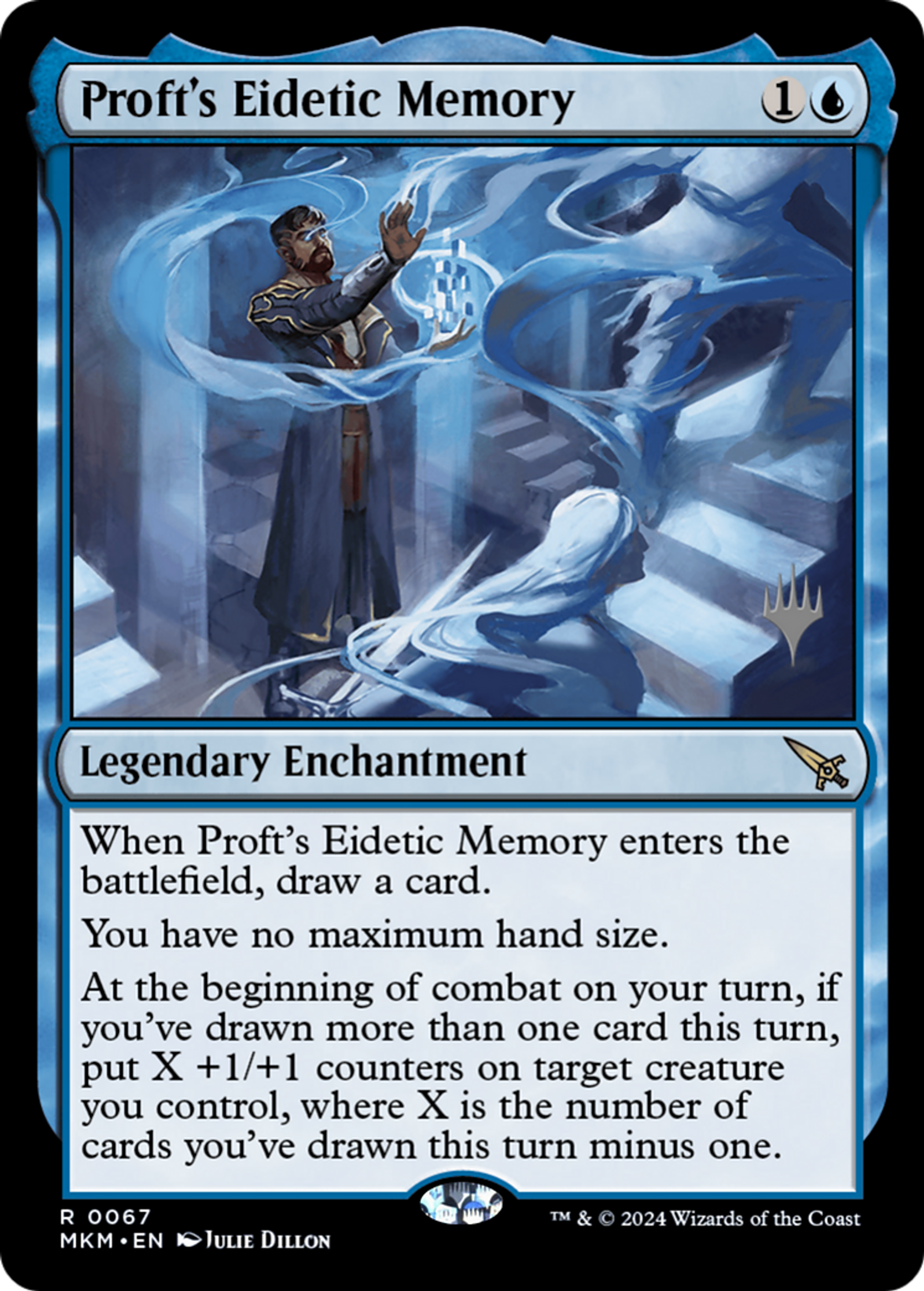 Mémoire eidétique de Proft — Murders at Karlov Manor Promos — Magic: The Gathering