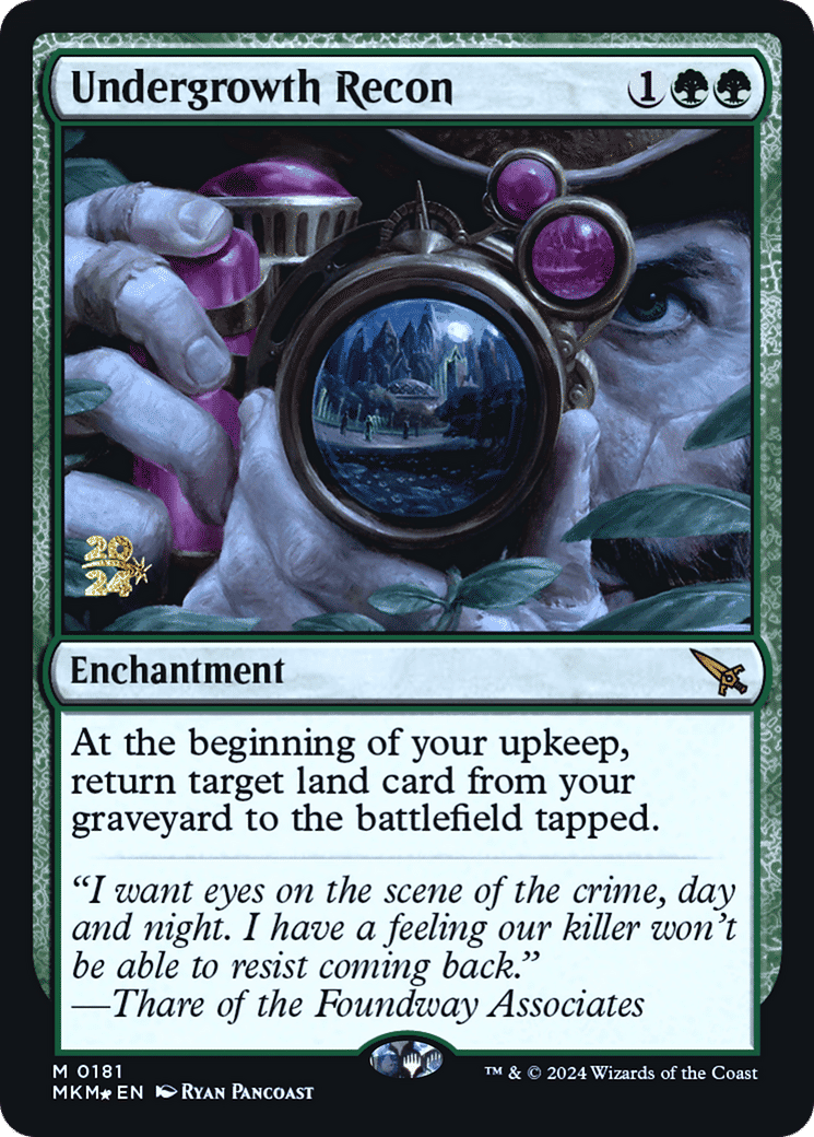 Undergrowth Recon — Murders at Karlov Manor Promos — Magic: The Gathering