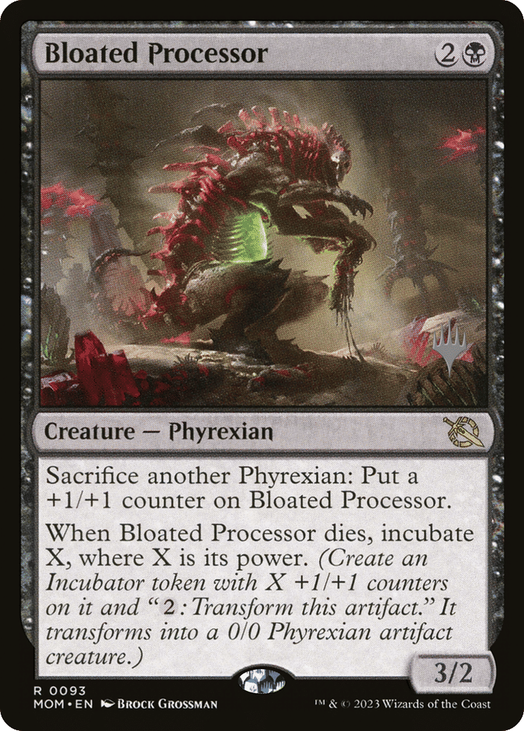 Bloated Processor — March of the Machine Promos — Magic: The Gathering
