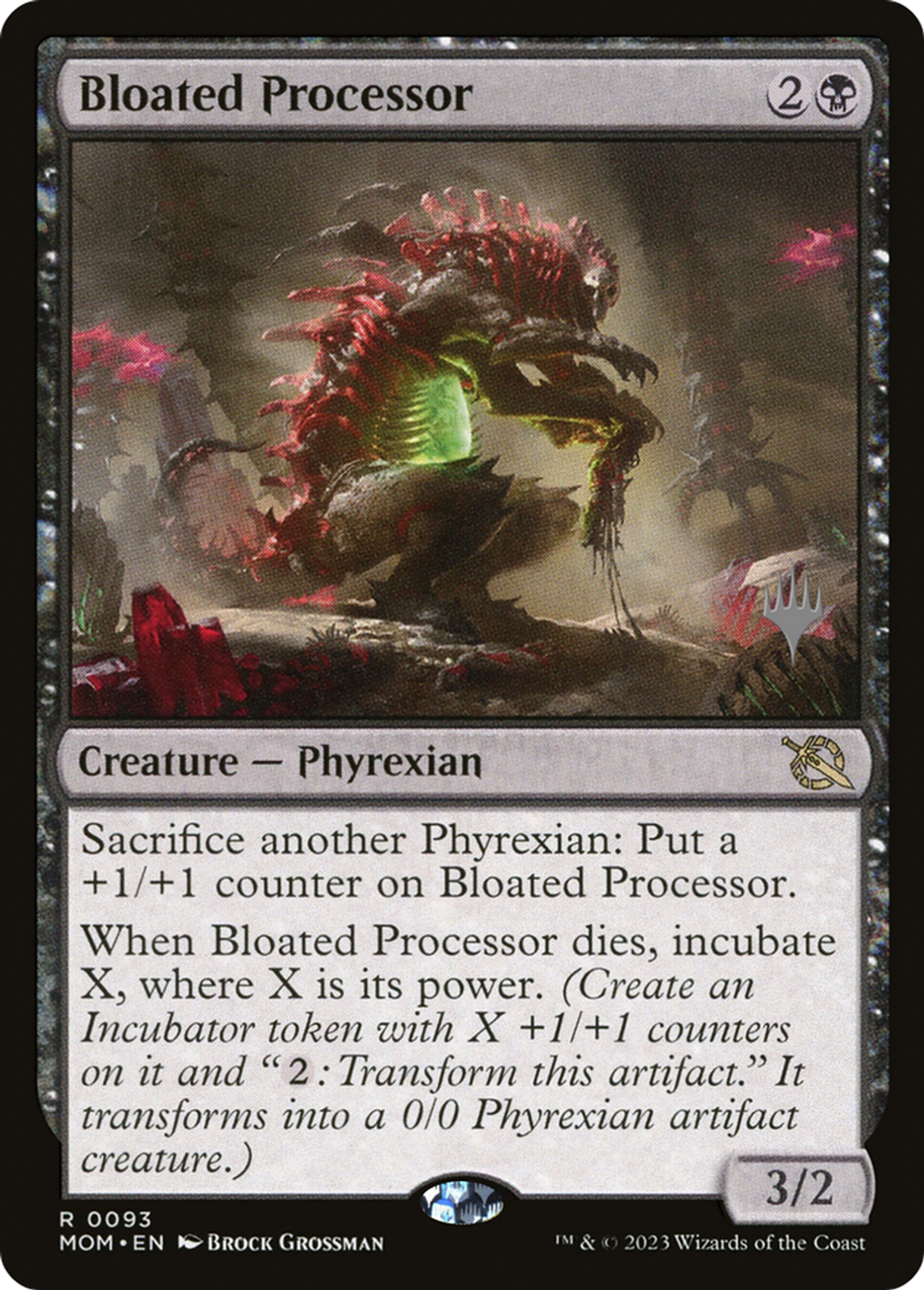 Bloated Processor — March of the Machine Promos — Magic: The Gathering
