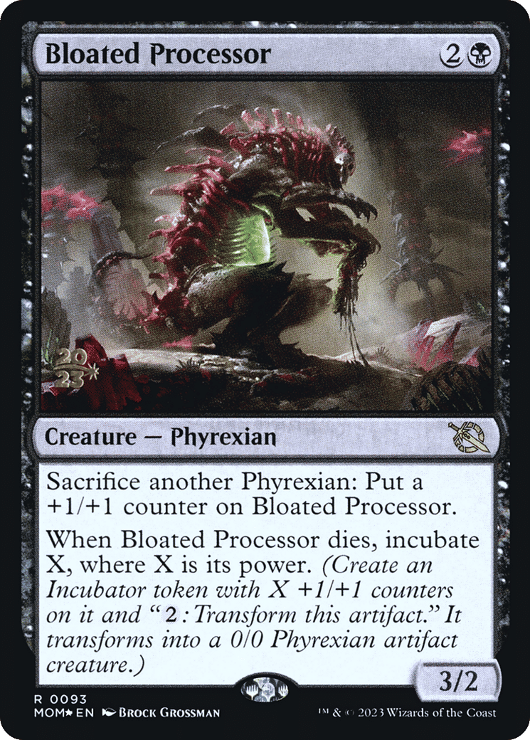 Bloated Processor — March of the Machine Promos — Magic: The Gathering