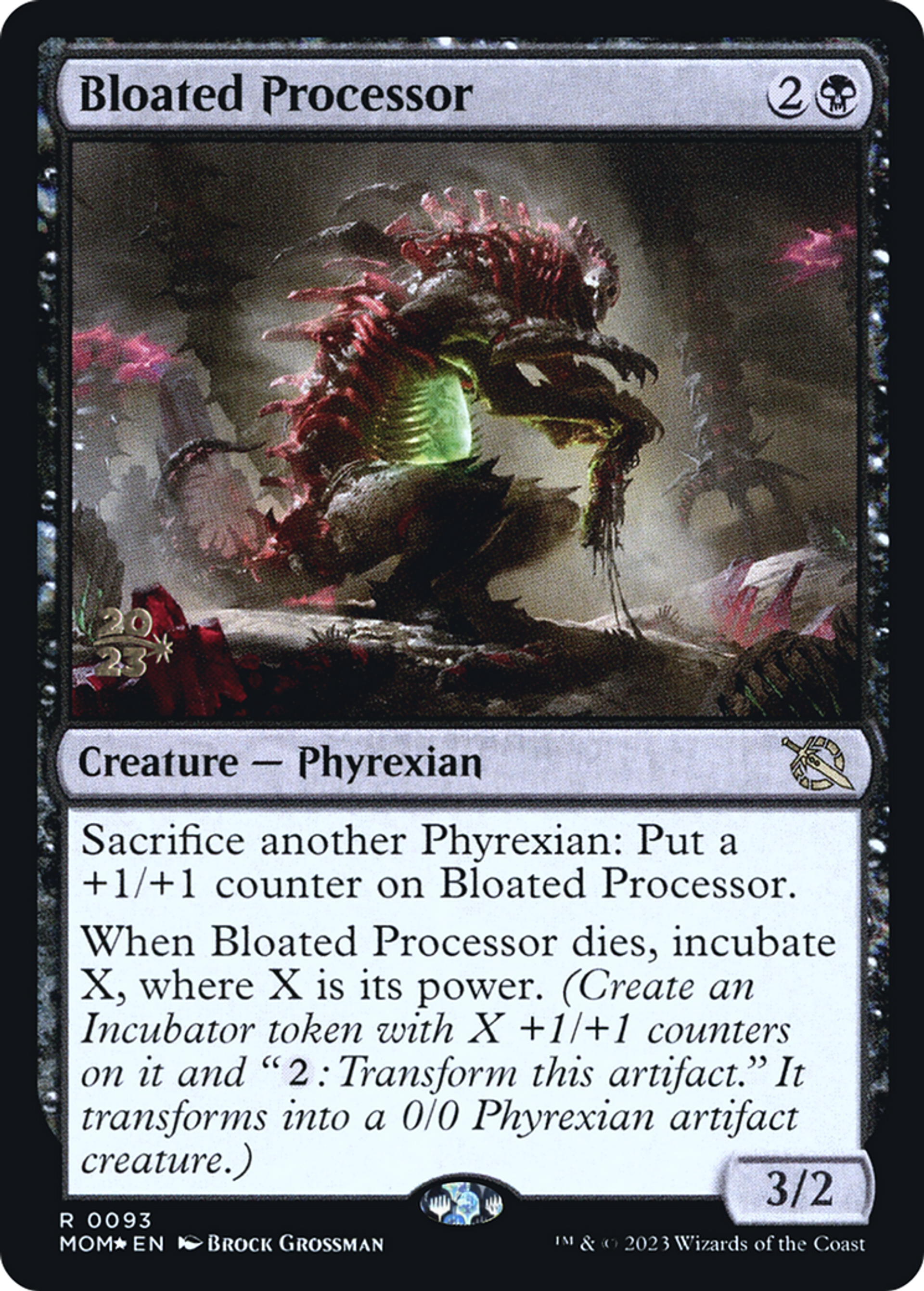 Bloated Processor — March of the Machine Promos — Magic: The Gathering