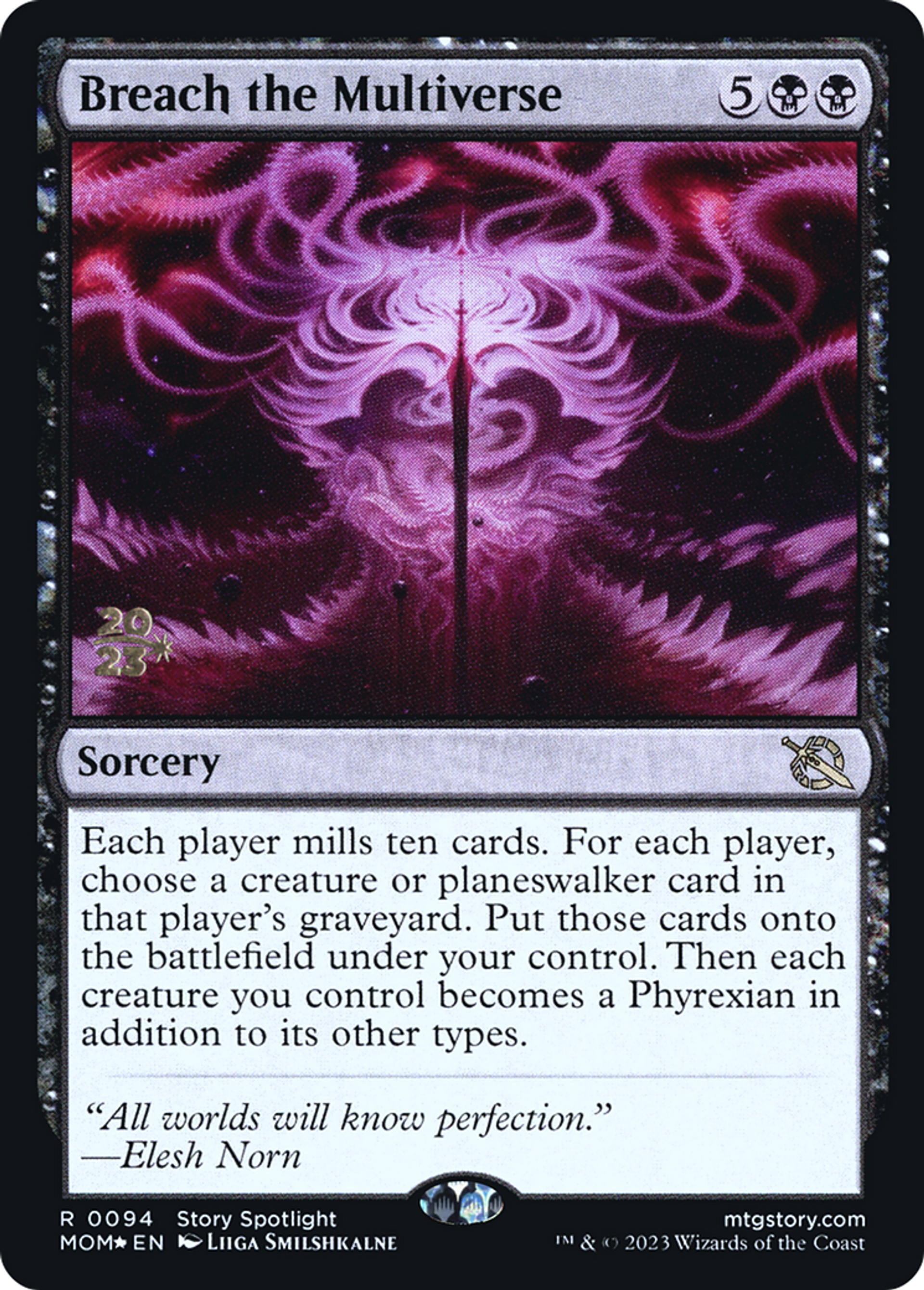 Breach the Multiverse — March of the Machine Promos — Magic: The Gathering
