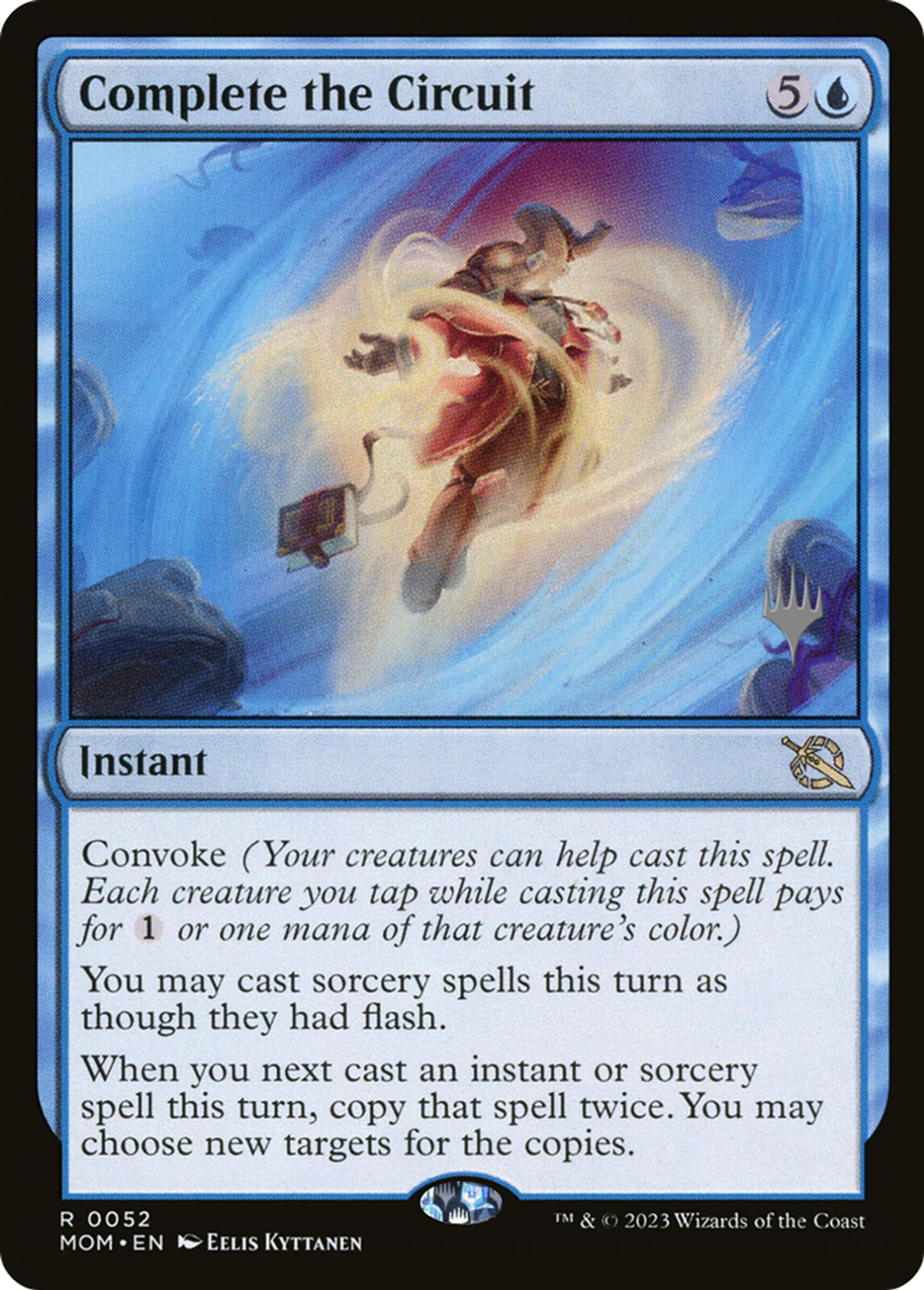 Complete the Circuit — March of the Machine Promos — Magic: The Gathering