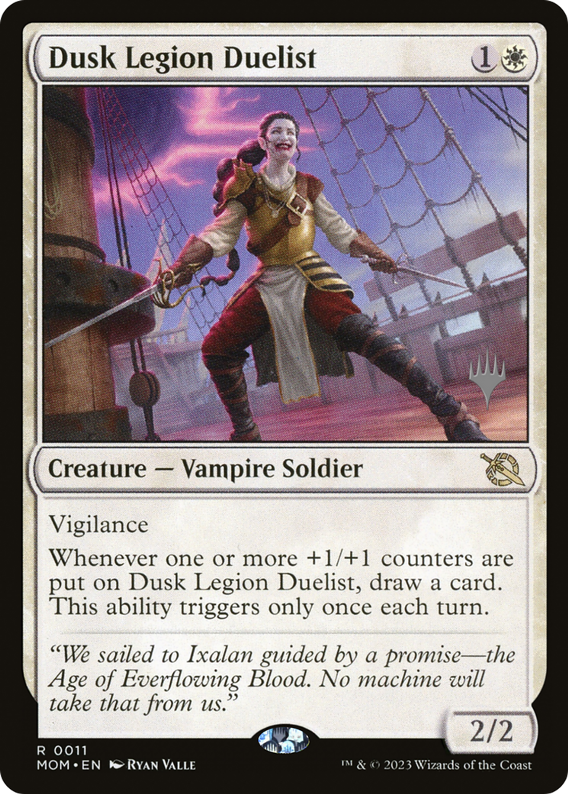 Dusk Legion Duelist — March of the Machine Promos — Magic: The Gathering