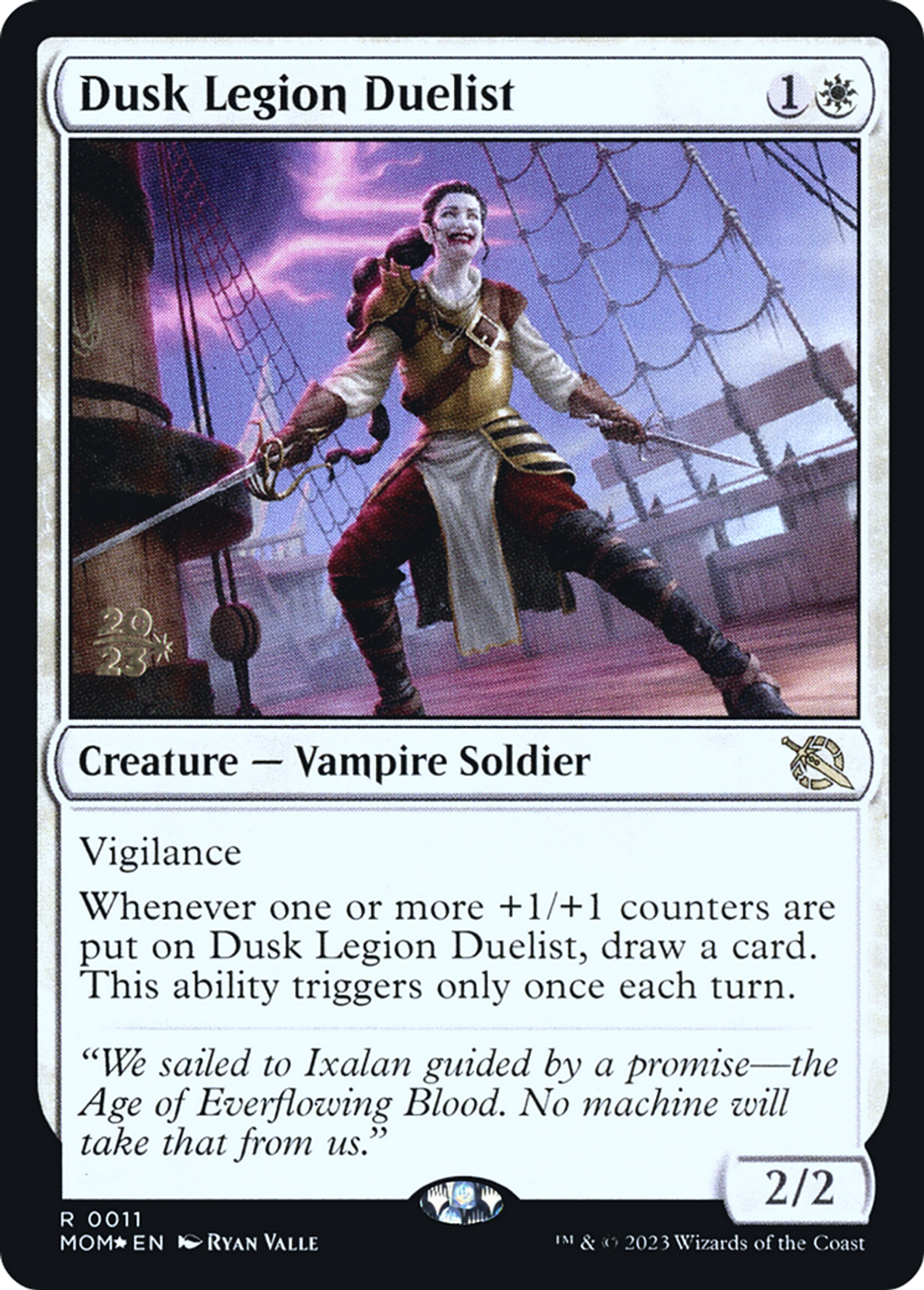 Dusk Legion Duelist — March of the Machine Promos — Magic: The Gathering