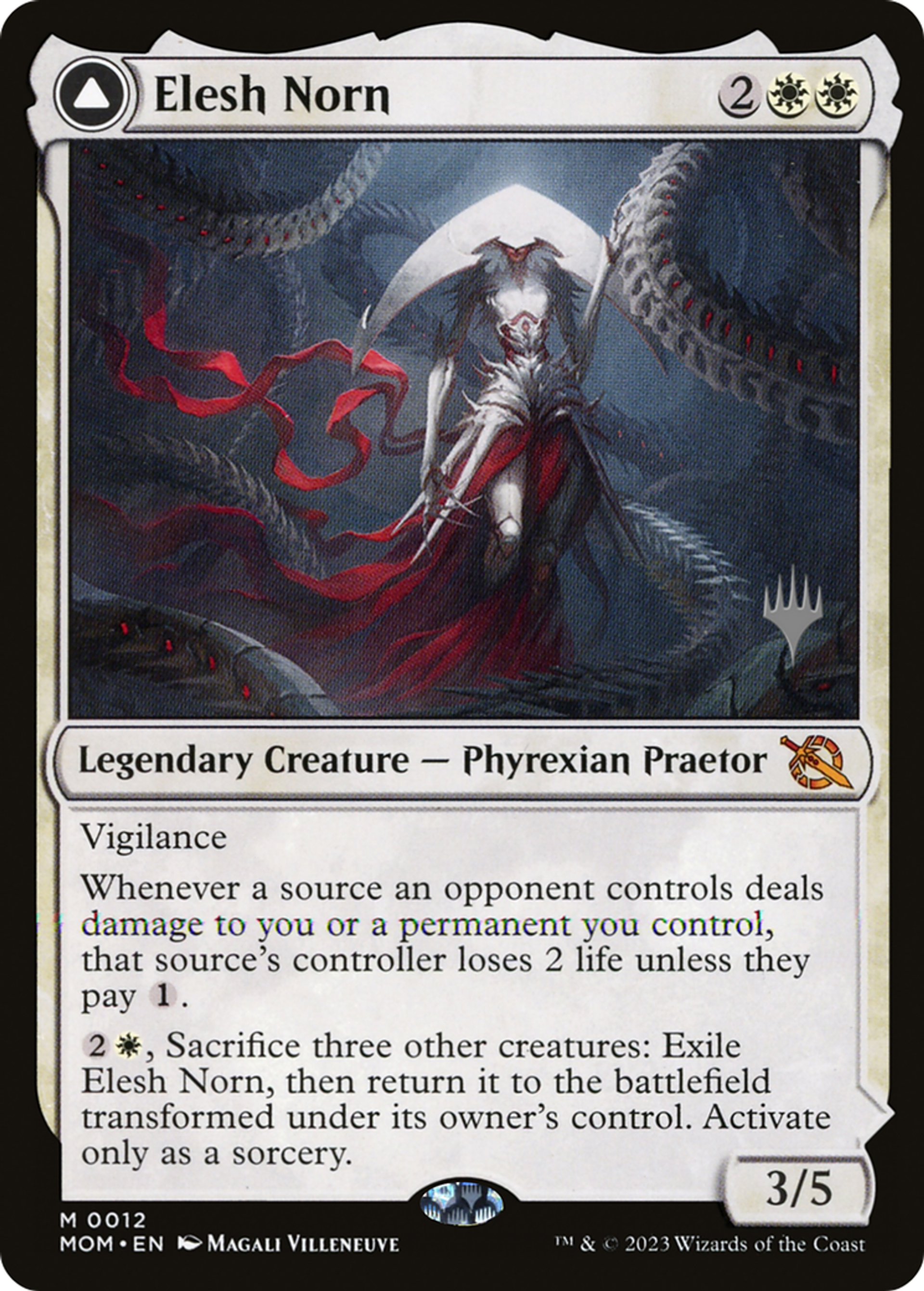 Elesh Norn // The Argent Etchings — March of the Machine Promos — Magic: The Gathering