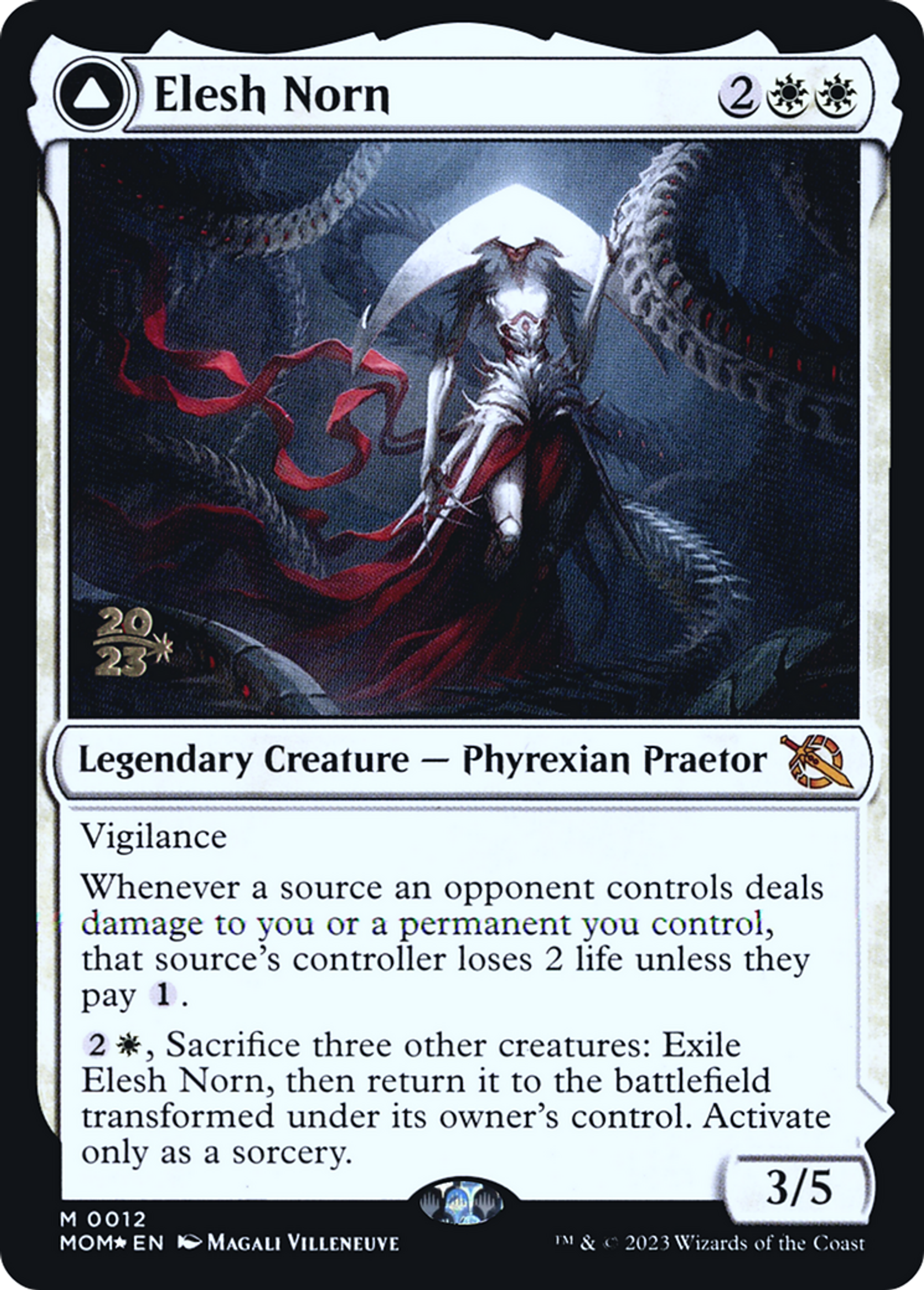 Elesh Norn // The Argent Etchings — March of the Machine Promos — Magic: The Gathering