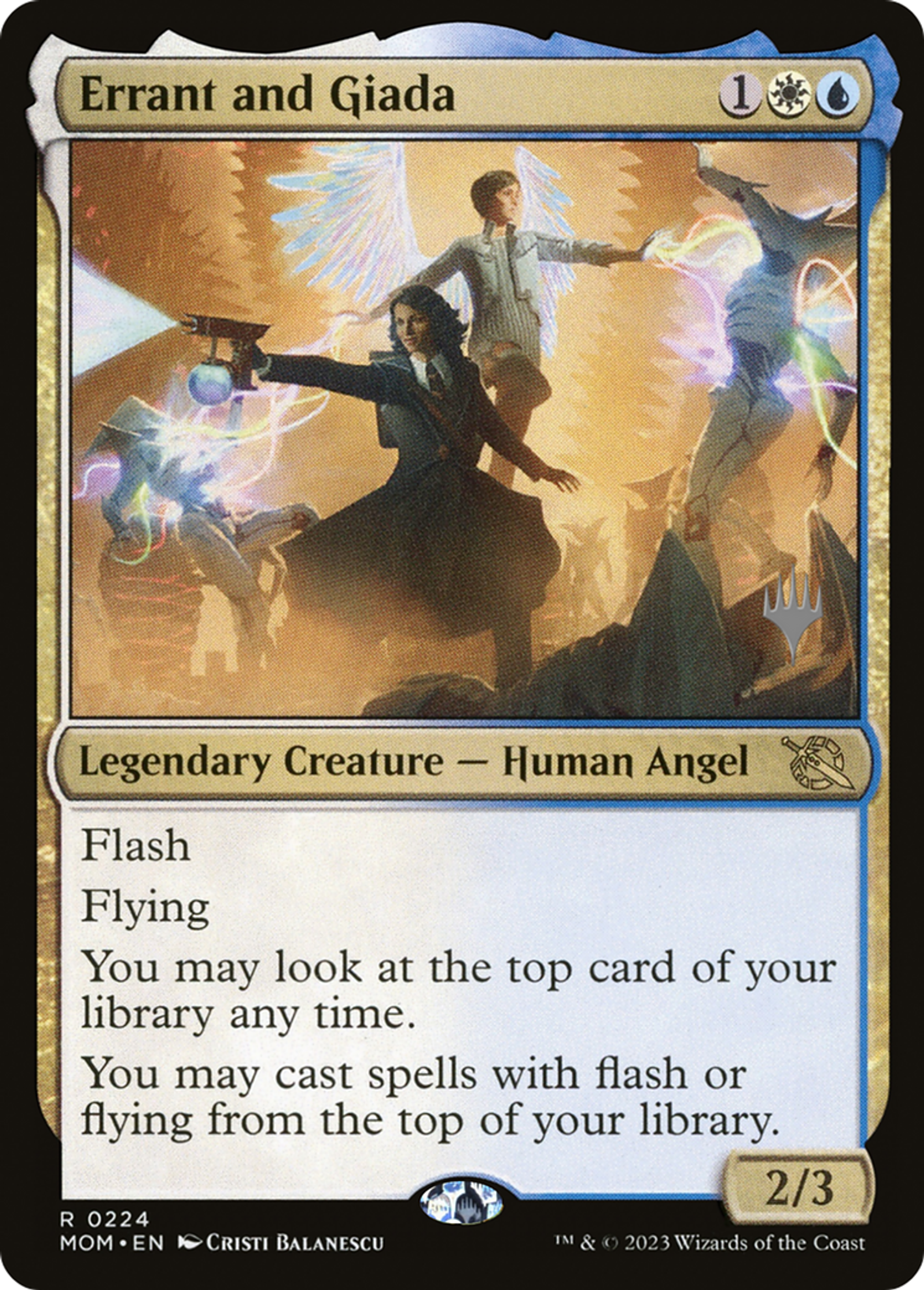 Errant and Giada — March of the Machine Promos — Magic: The Gathering