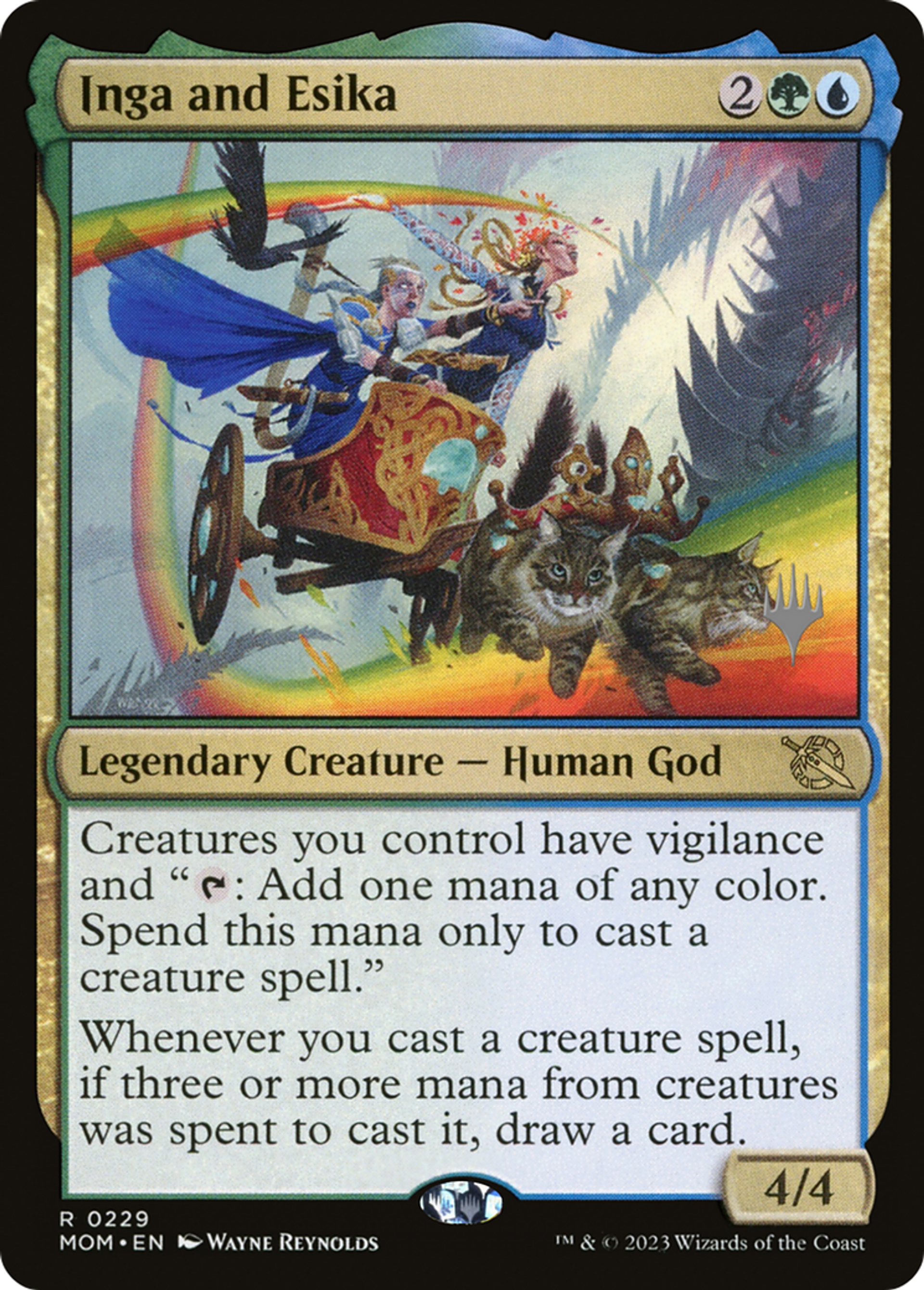 Inga and Esika — March of the Machine Promos — Magic: The Gathering