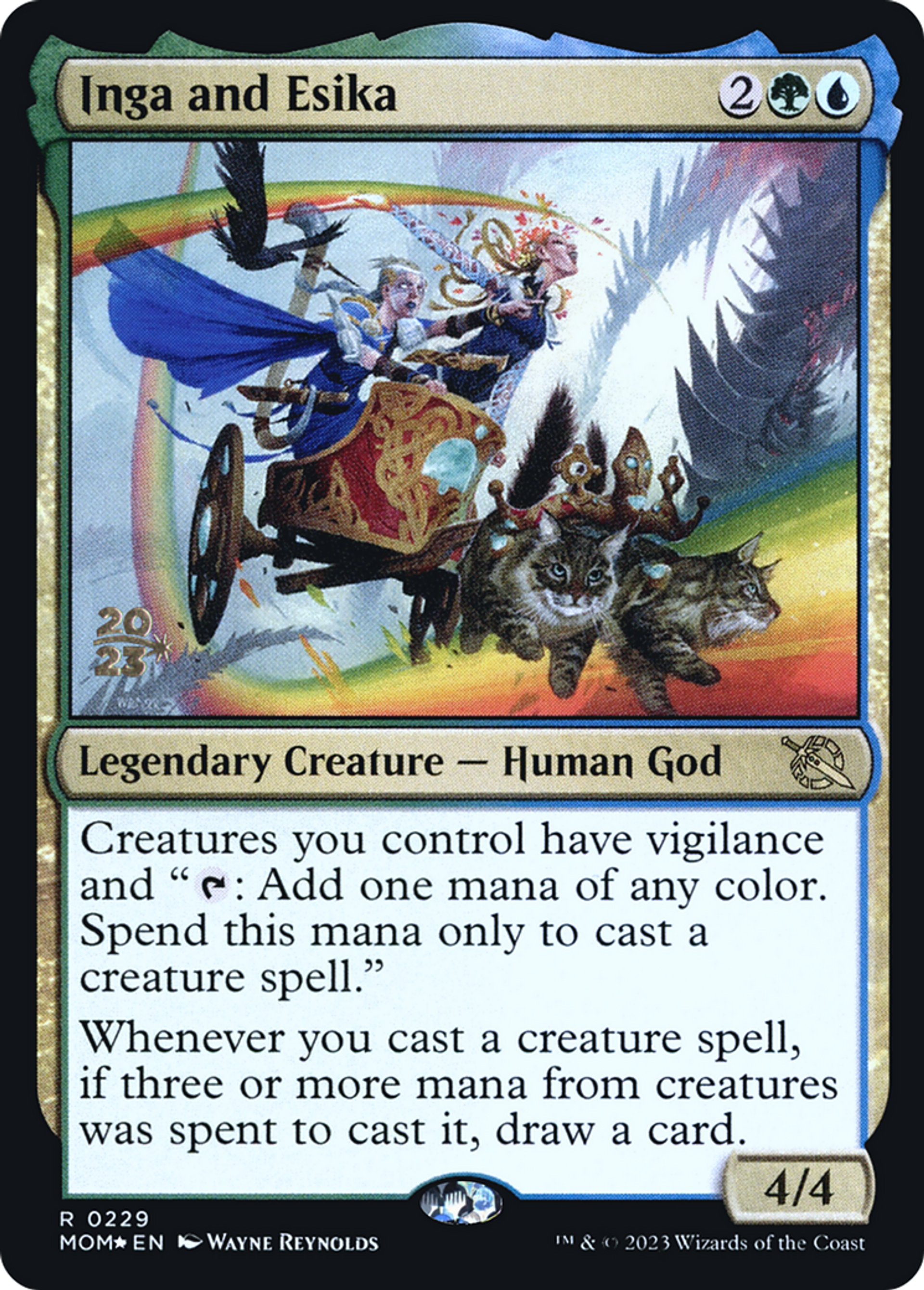 Inga and Esika — March of the Machine Promos — Magic: The Gathering