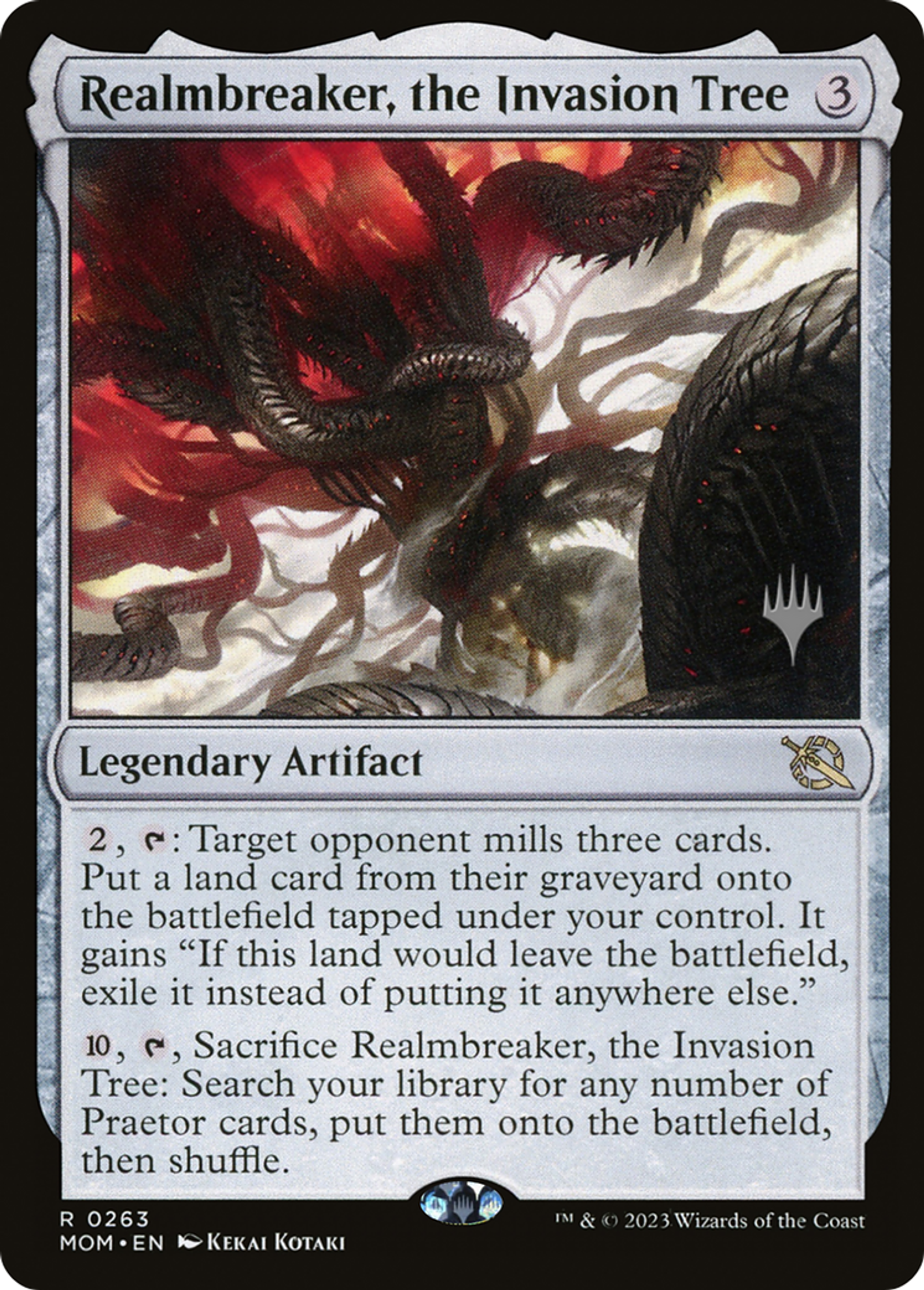 Realmbreaker, the Invasion Tree — March of the Machine Promos — Magic: The Gathering