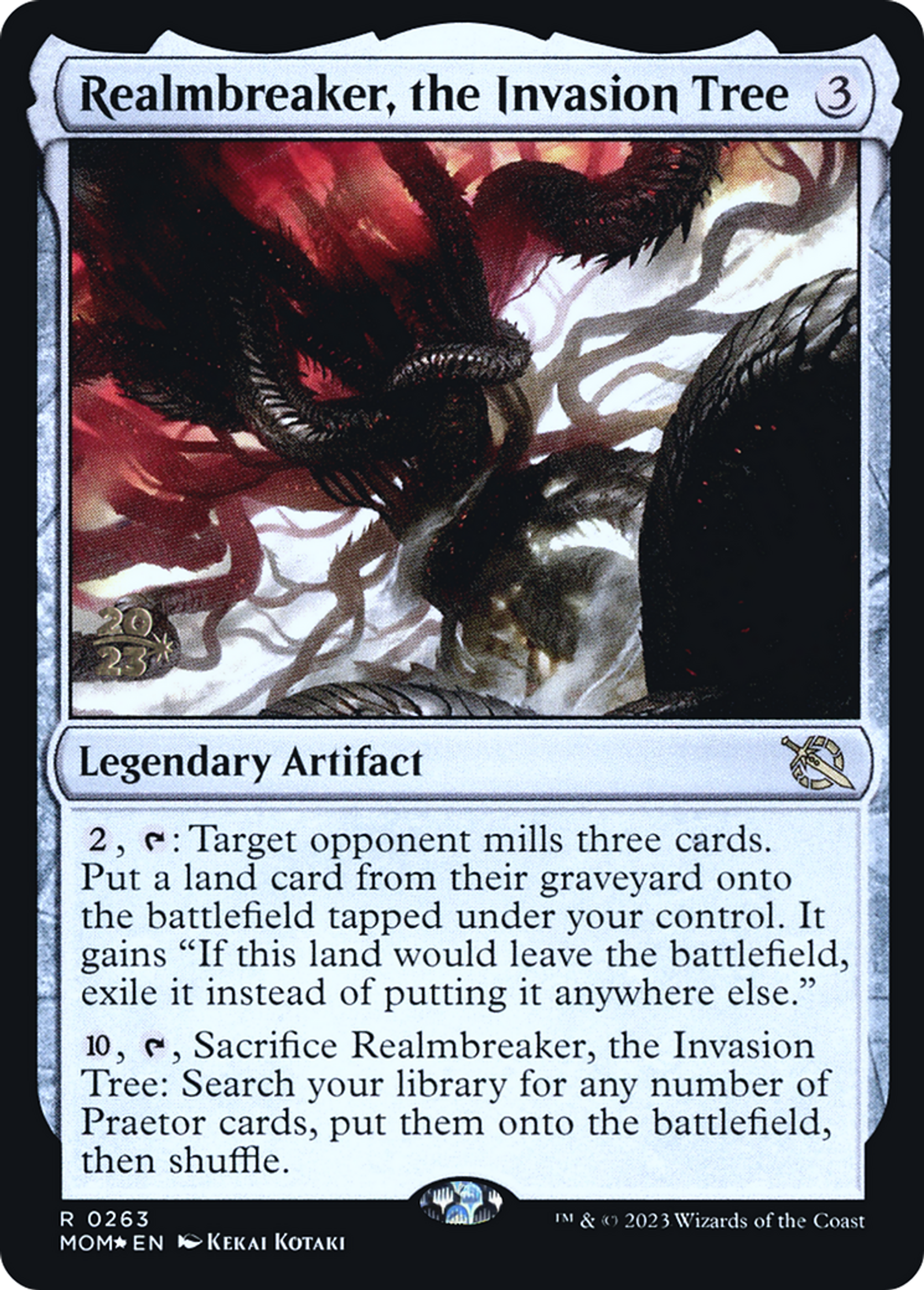 Realmbreaker, the Invasion Tree — March of the Machine Promos — Magic: The Gathering