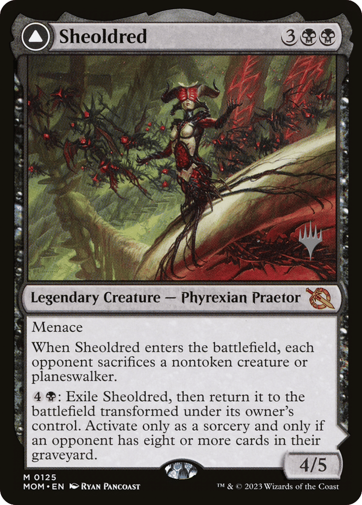 Sheoldred // The True Scriptures — March of the Machine Promos — Magic: The Gathering