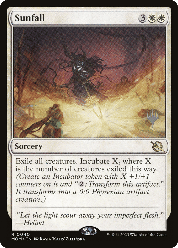 Sunfall — March of the Machine Promos — Magic: The Gathering