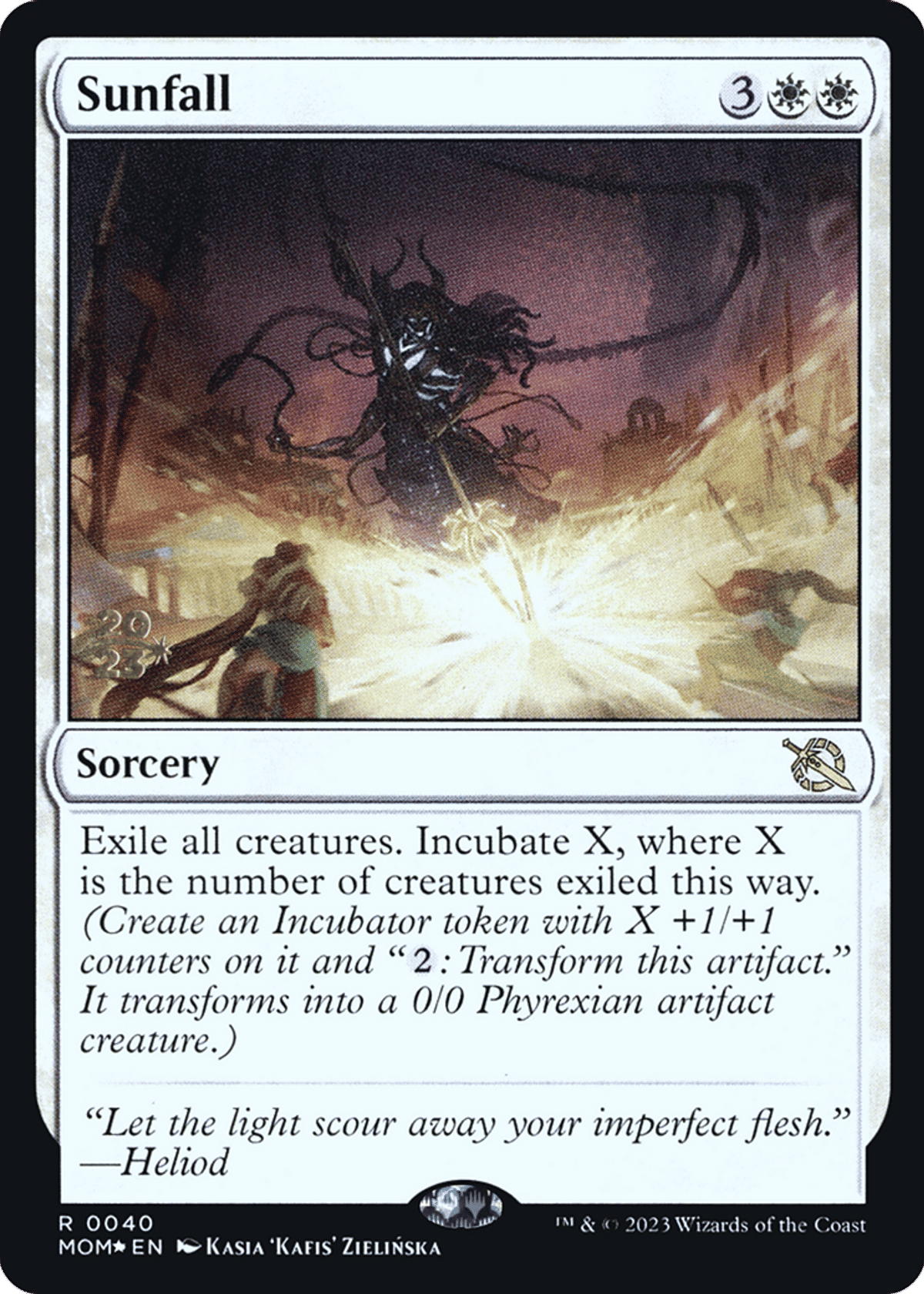 Fin du soleil from March of the Machine Promos - Magic: The Gathering