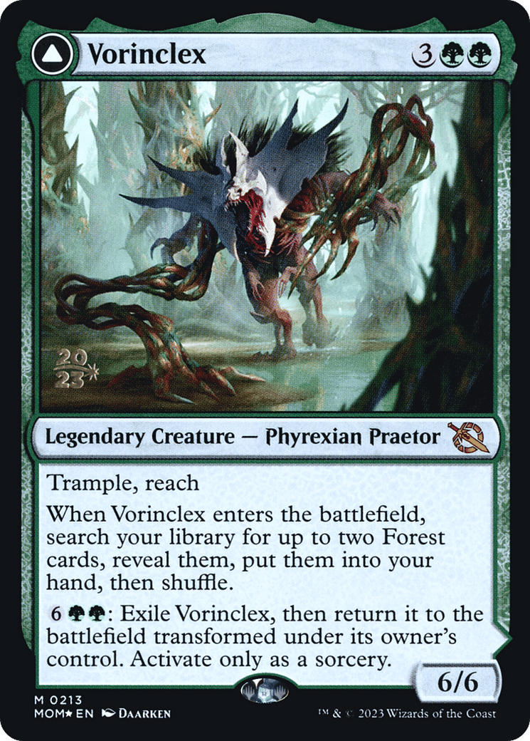 Vorinclex // The Grand Evolution — March of the Machine Promos — Magic: The Gathering