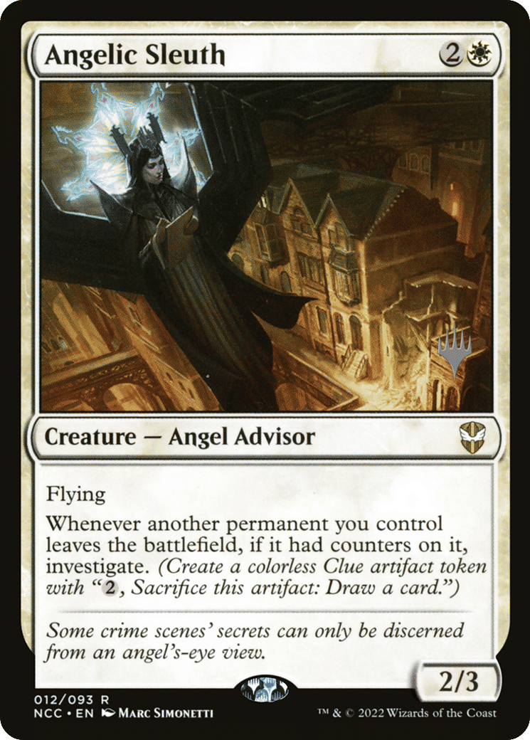 Angelic Sleuth — New Capenna Commander Promos — Magic: The Gathering