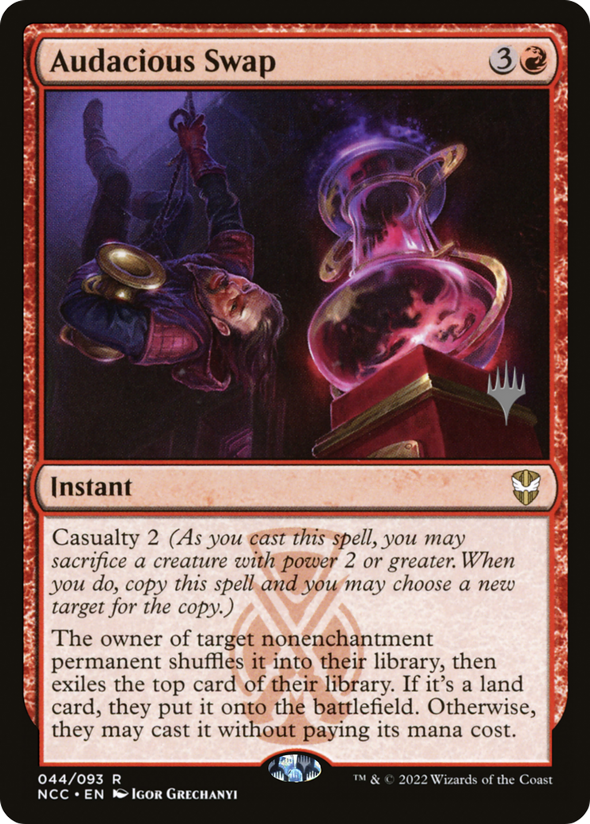 Audacious Swap — New Capenna Commander Promos — Magic: The Gathering