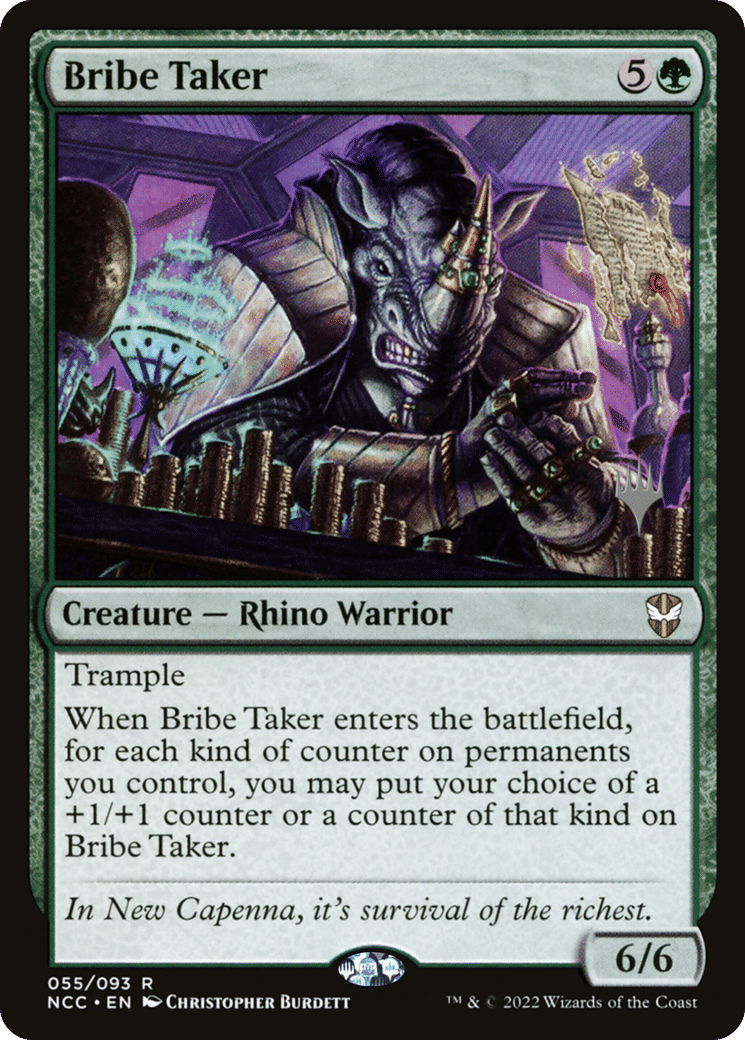 Bribe Taker — New Capenna Commander Promos — Magic: The Gathering