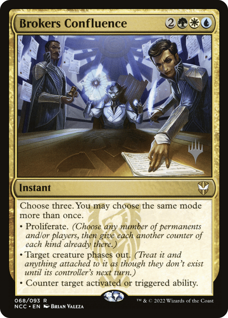 Brokers Confluence — New Capenna Commander Promos — Magic: The Gathering