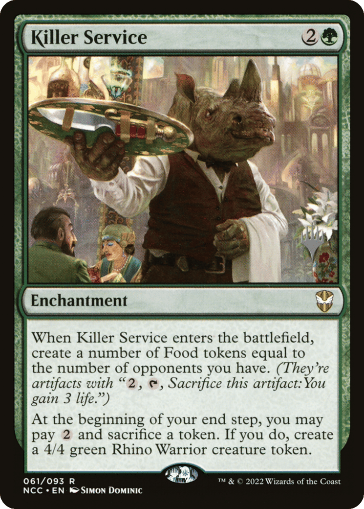 Killer Service — New Capenna Commander Promos — Magic: The Gathering