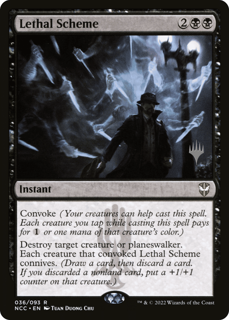 Lethal Scheme — New Capenna Commander Promos — Magic: The Gathering