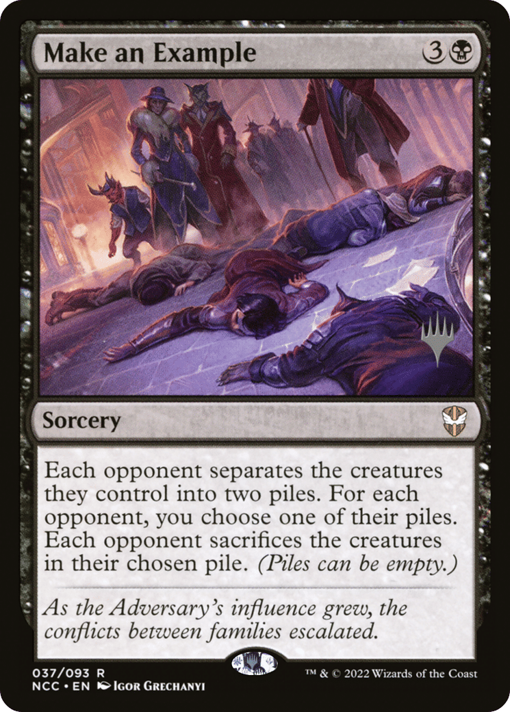 Make an Example — New Capenna Commander Promos — Magic: The Gathering