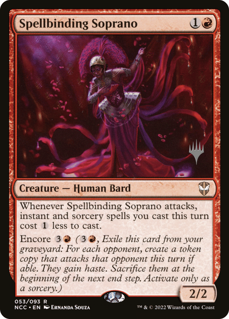 Spellbinding Soprano — New Capenna Commander Promos — Magic: The Gathering